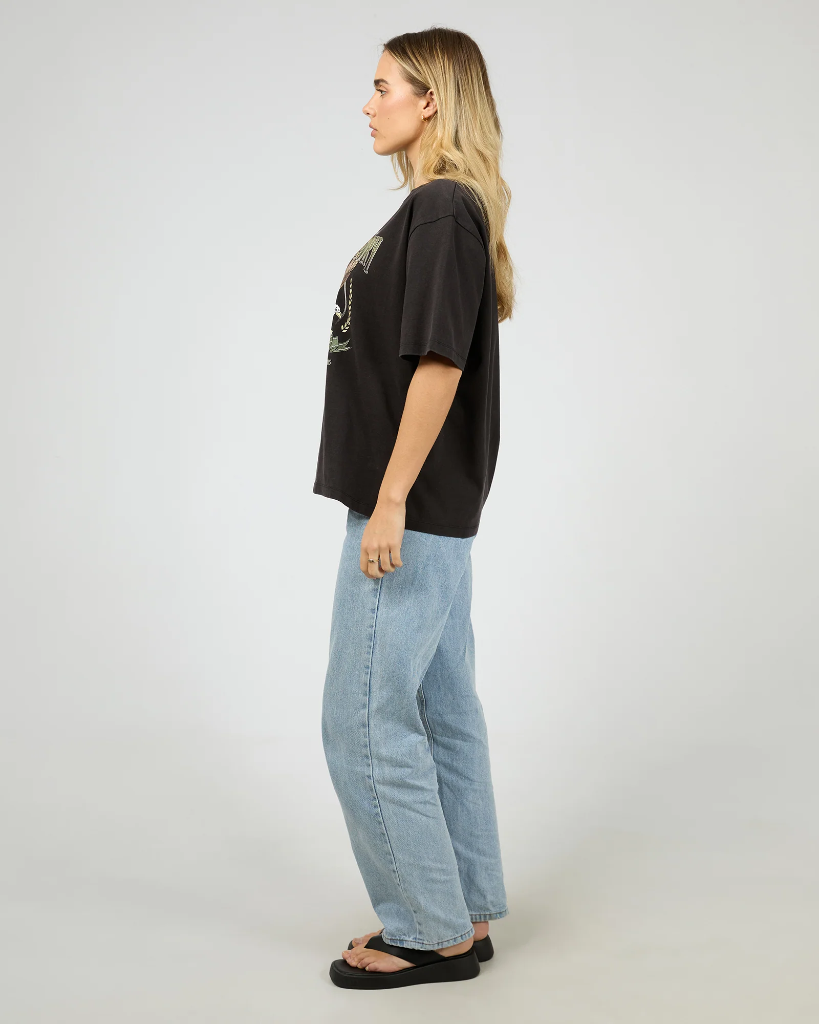 Silent Theory Airborne Tee Washed Black - Image 5