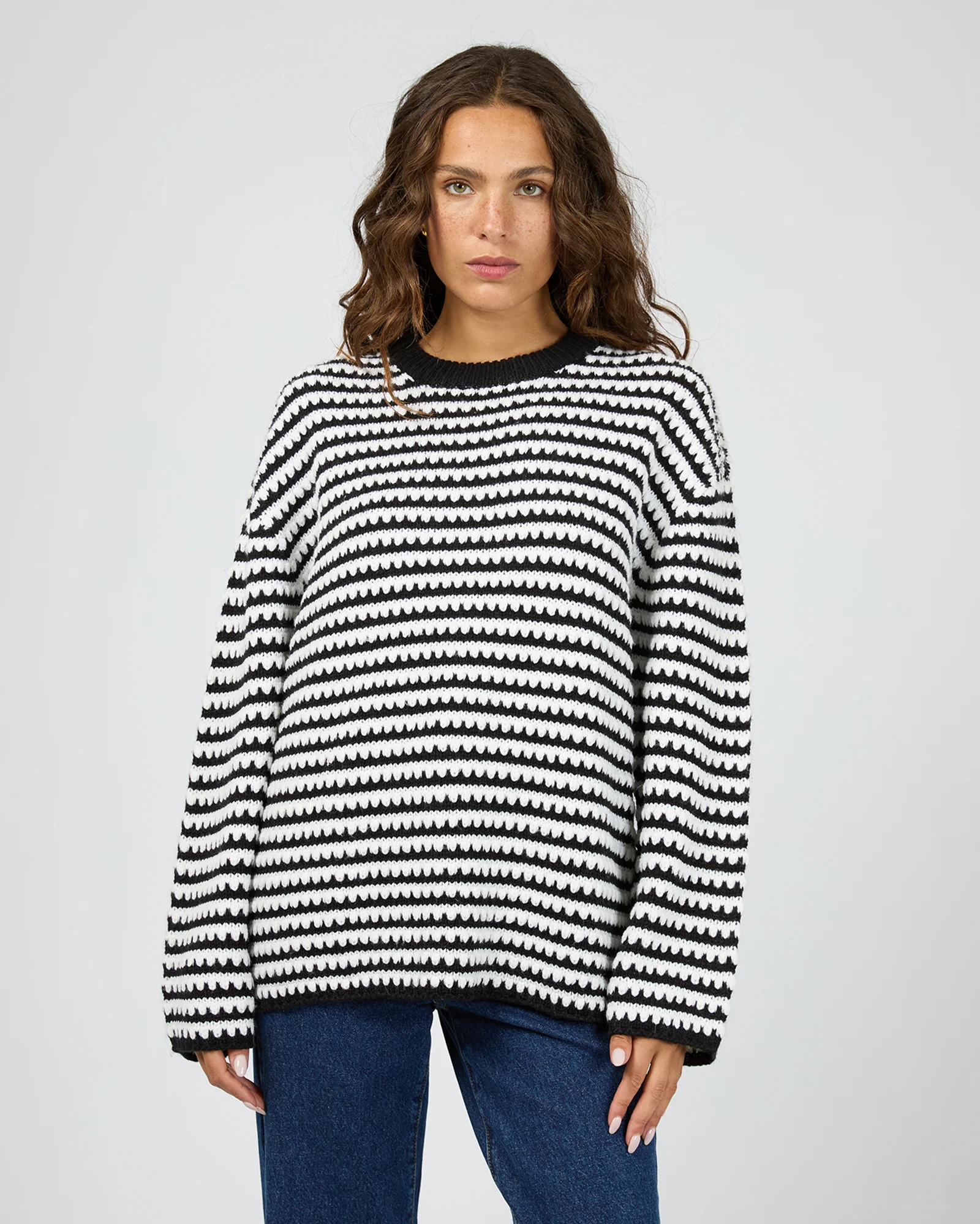 Silent Theory Bambi Knit Jumper Black - Image 2