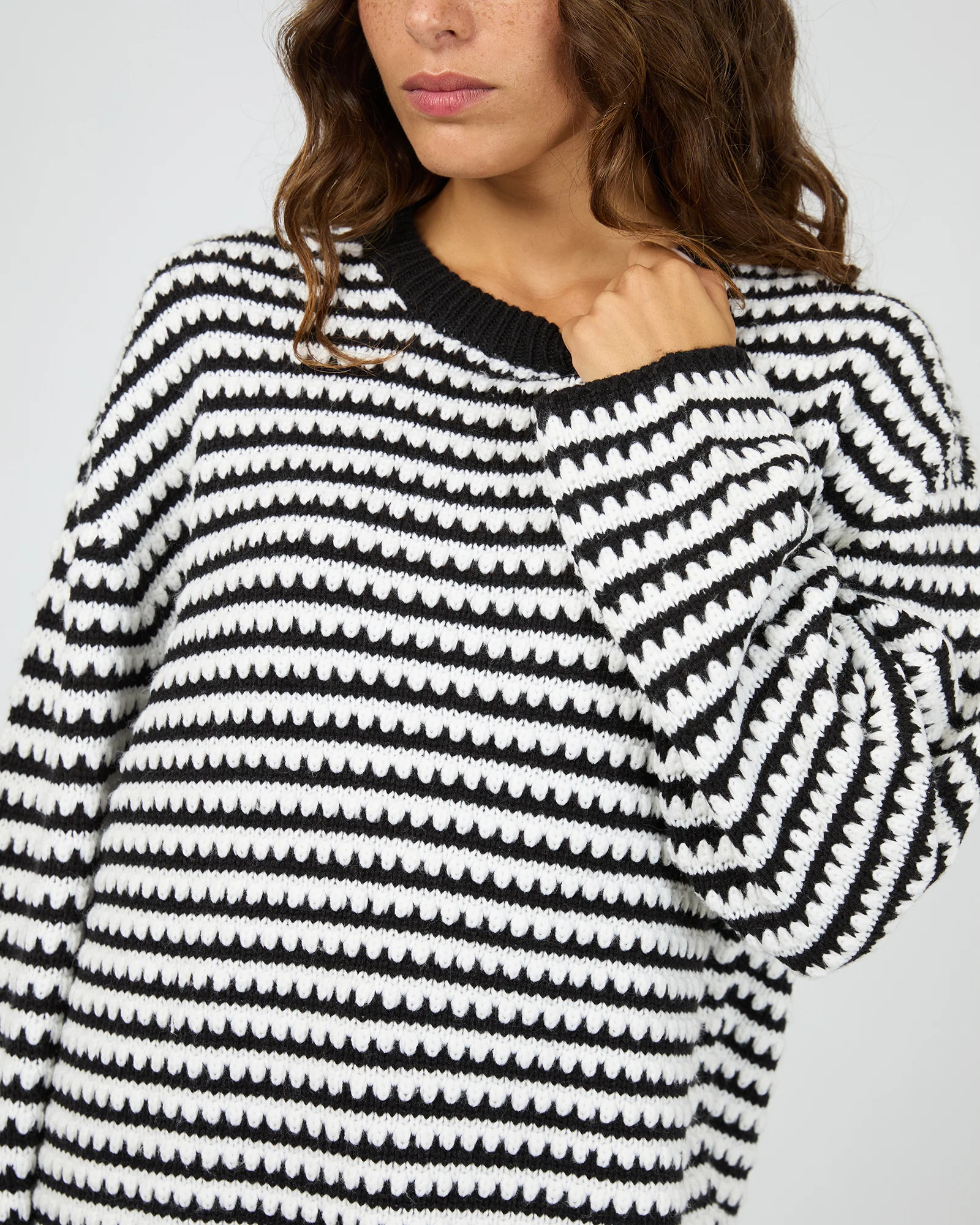 Silent Theory Bambi Knit Jumper Black - Image 4