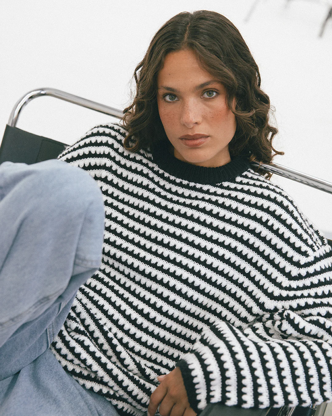 Silent Theory Bambi Knit Jumper Black - Image 6