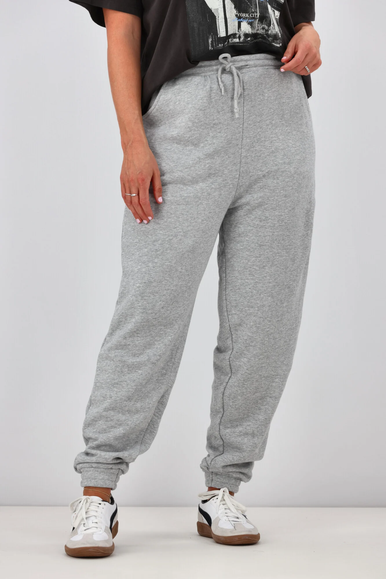 Silent Theory Basic Jogger Grey Marle - Image 2