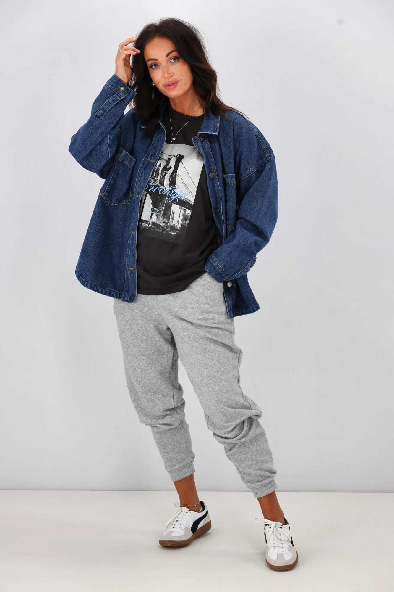 Silent Theory Basic Jogger Grey Marle - Image 4