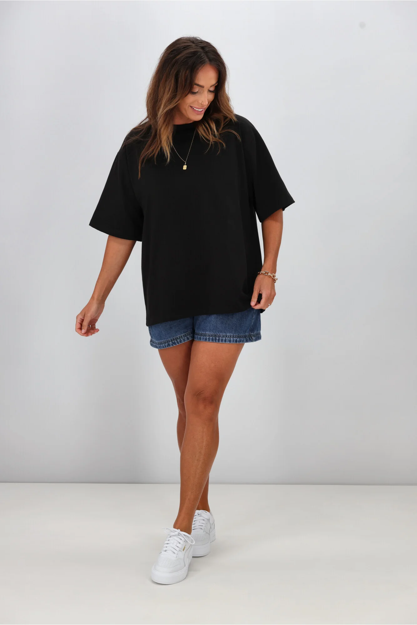 Silent Theory Core Oversized Tee Black - Image 4