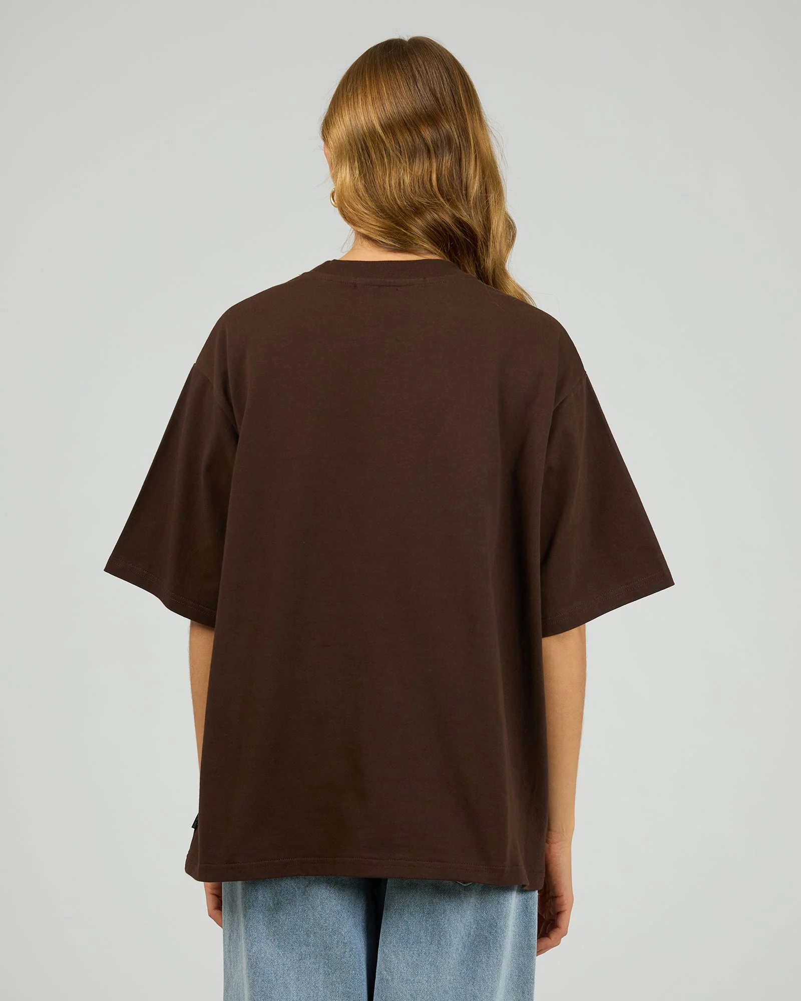 Silent Theory Core Oversized Tee Chocolate - Image 6