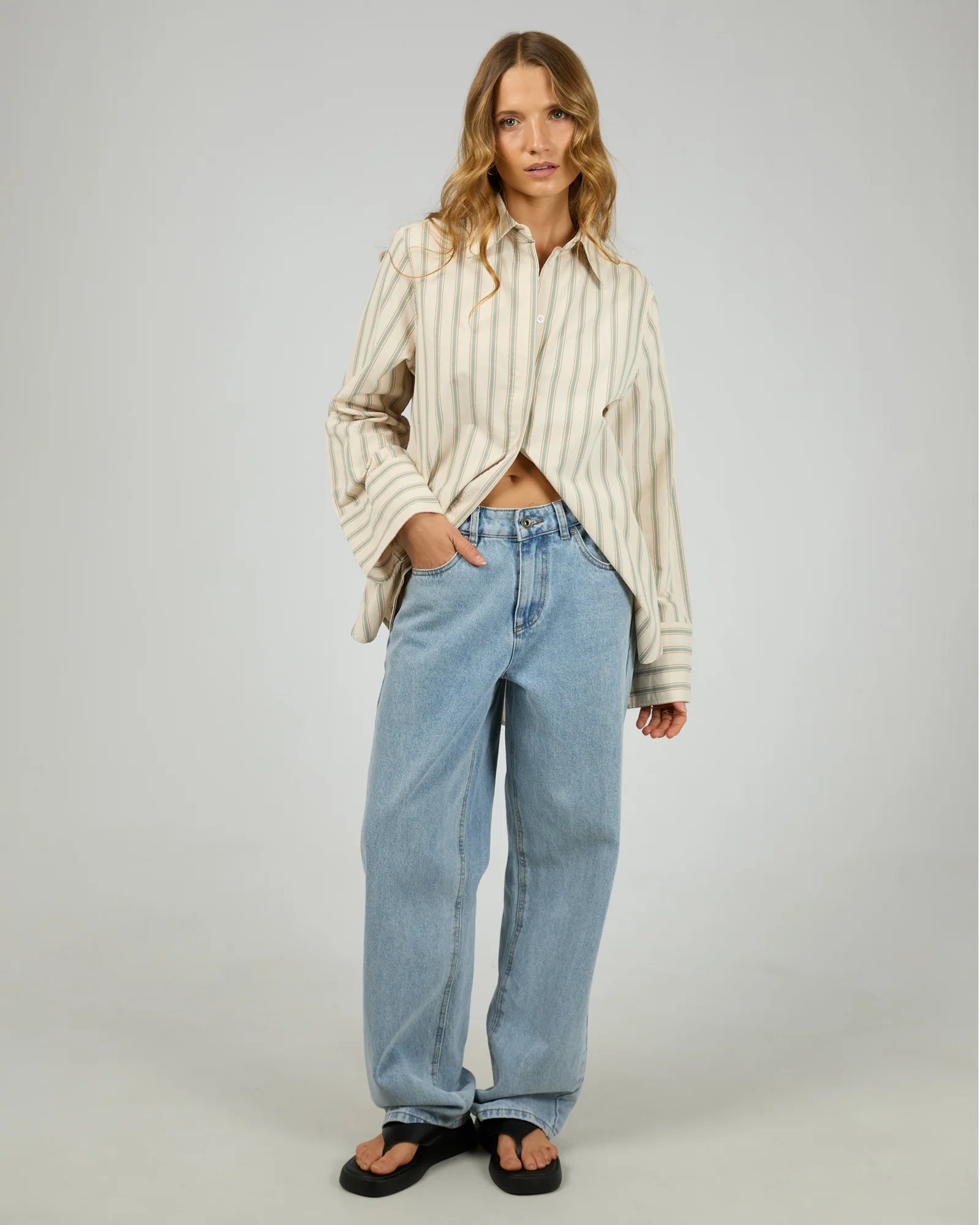 Silent Theory Fern Shirt Sage - Image 4