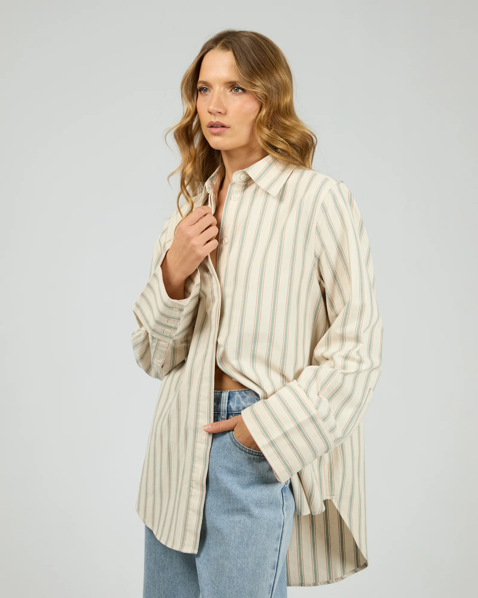 Silent Theory Fern Shirt Sage - Image 5
