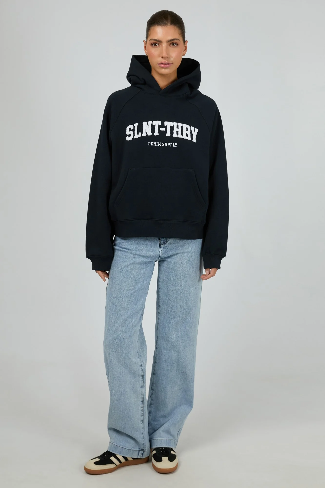 Silent Theory Focus Hoodie Navy - Image 3