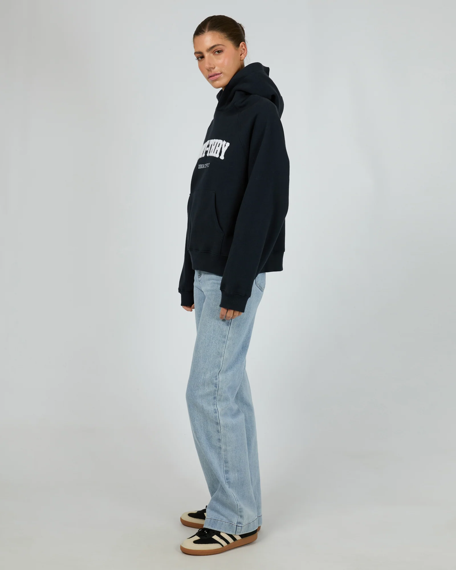 Silent Theory Focus Hoodie Navy - Image 4