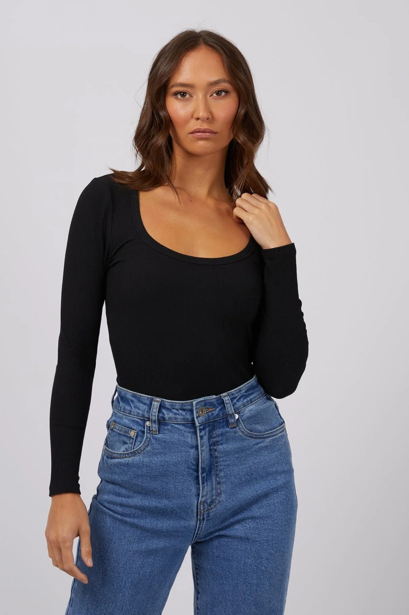 Silent Theory Hazel L/S Tee Black - Image 2