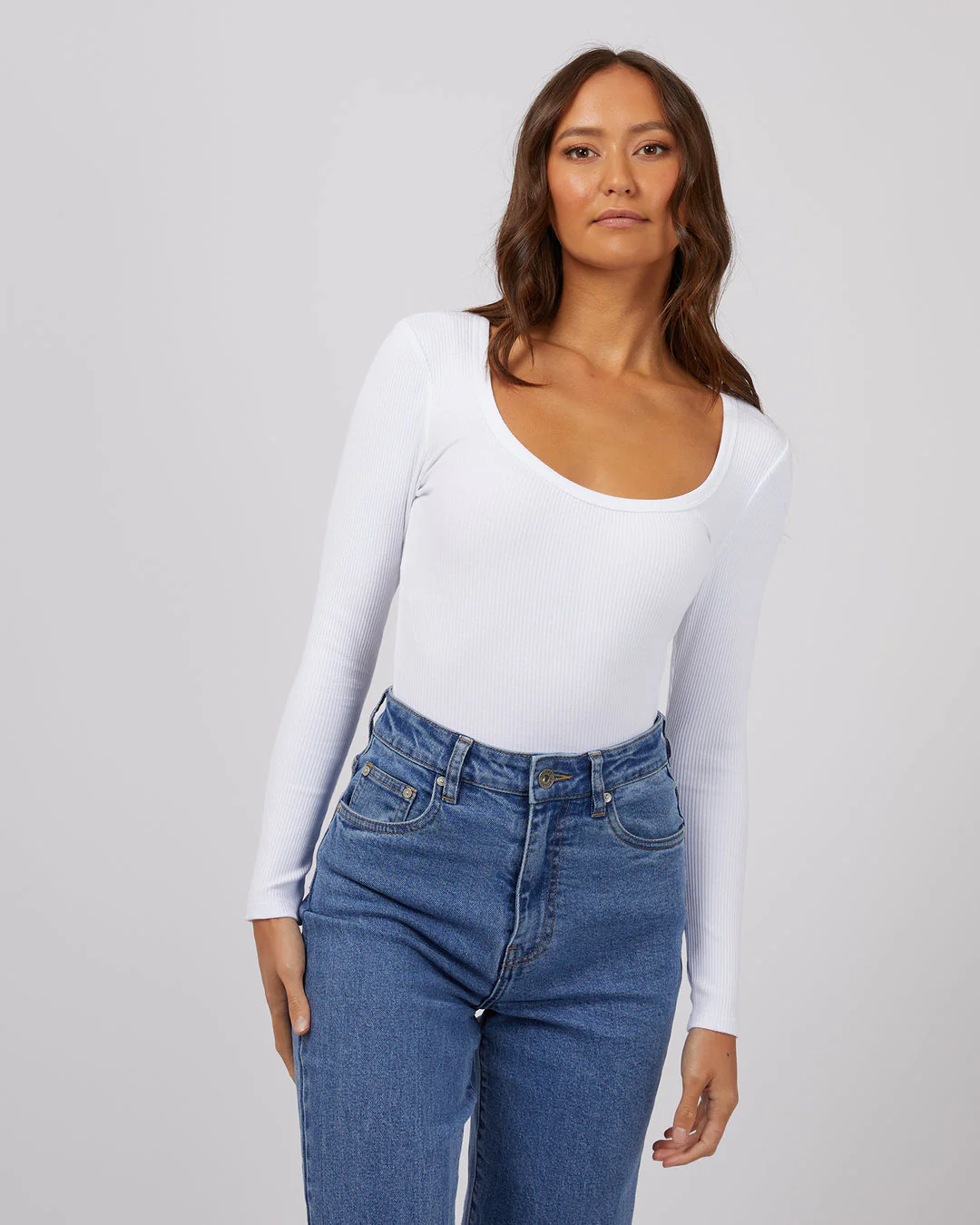 Silent Theory Hazel L/S Tee White - Image 4