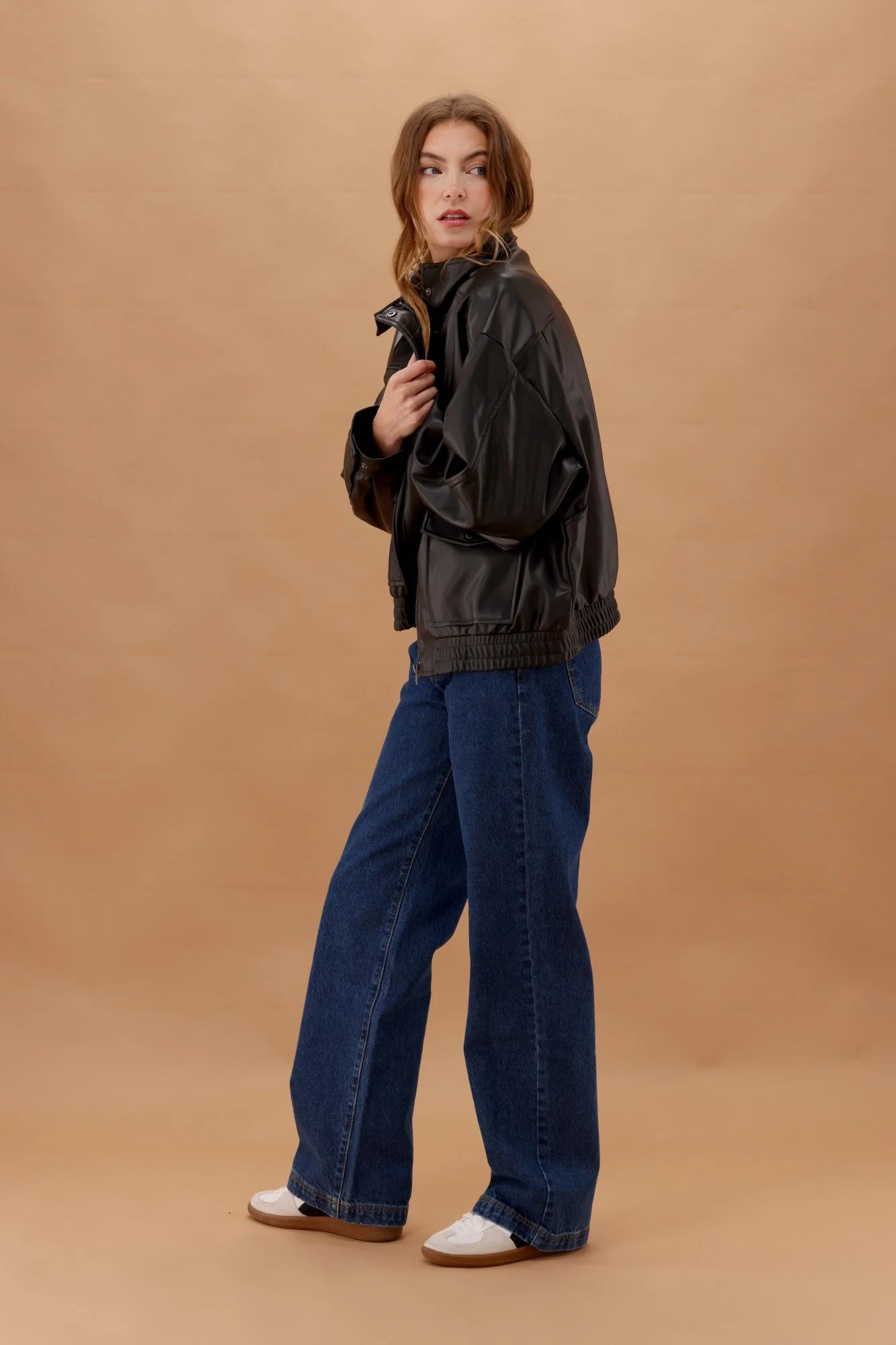 Silent Theory Hunter Wide Leg Jean Dark Blue - Image 10