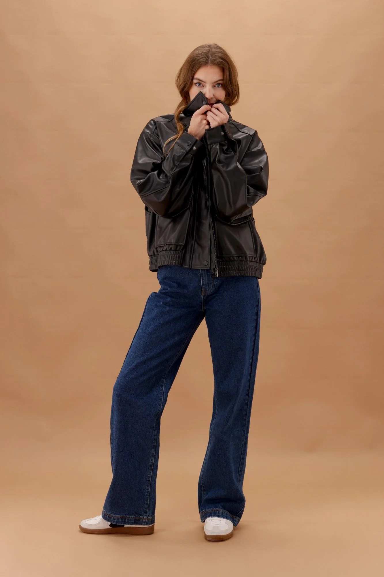 Silent Theory Hunter Wide Leg Jean Dark Blue - Image 11