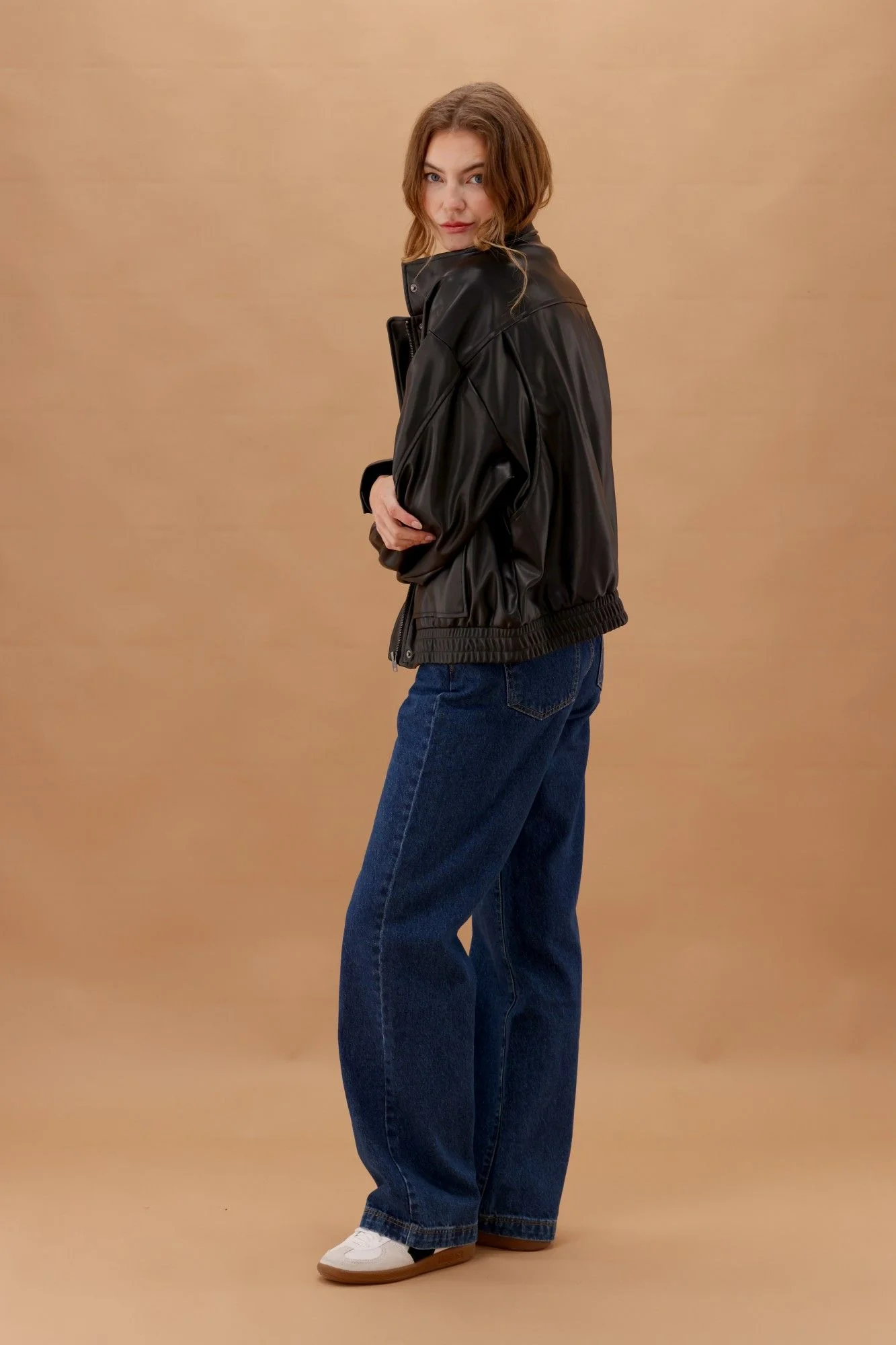 Silent Theory Hunter Wide Leg Jean Dark Blue - Image 12