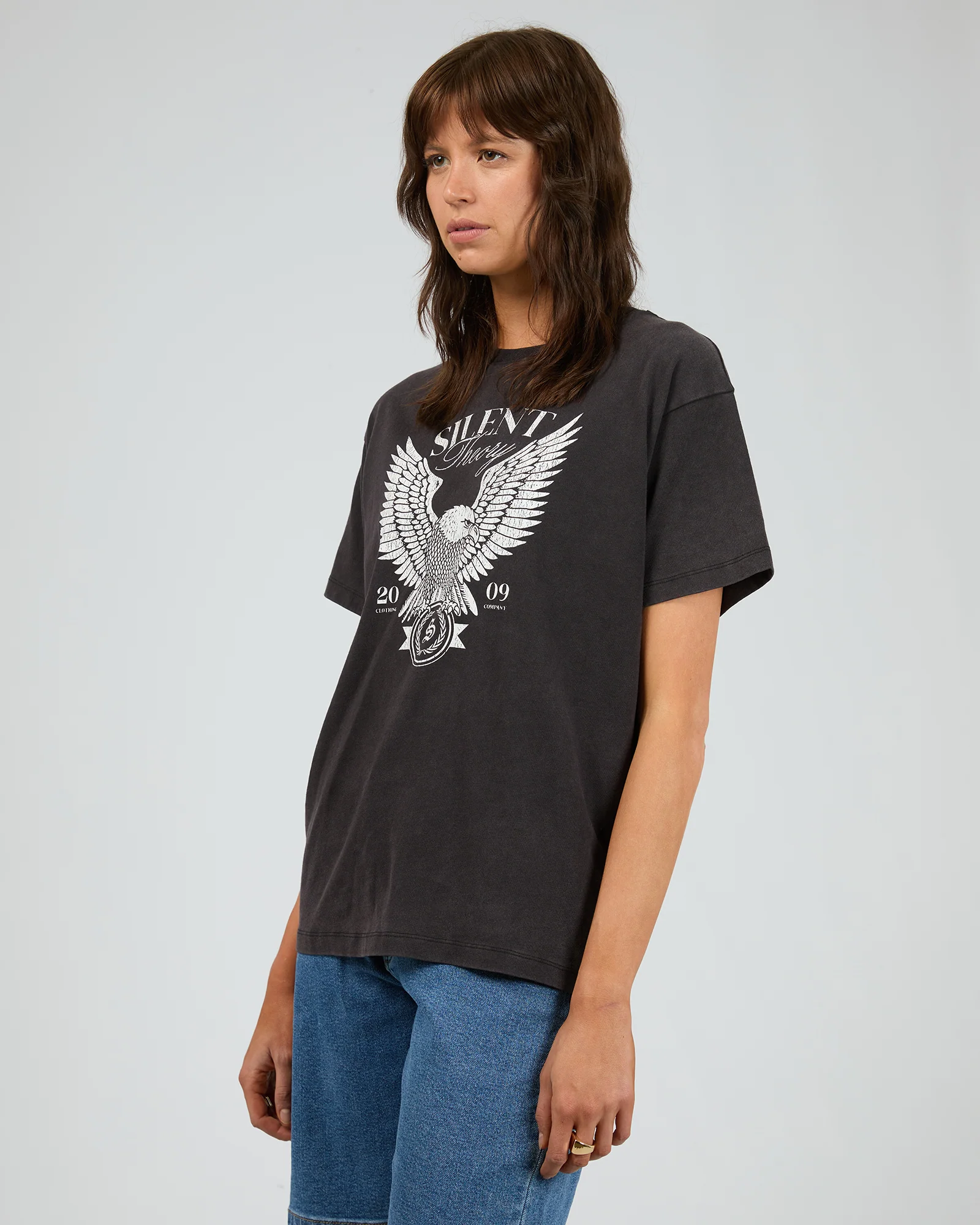 Silent Theory Limitless Tee Washed Black - Image 4