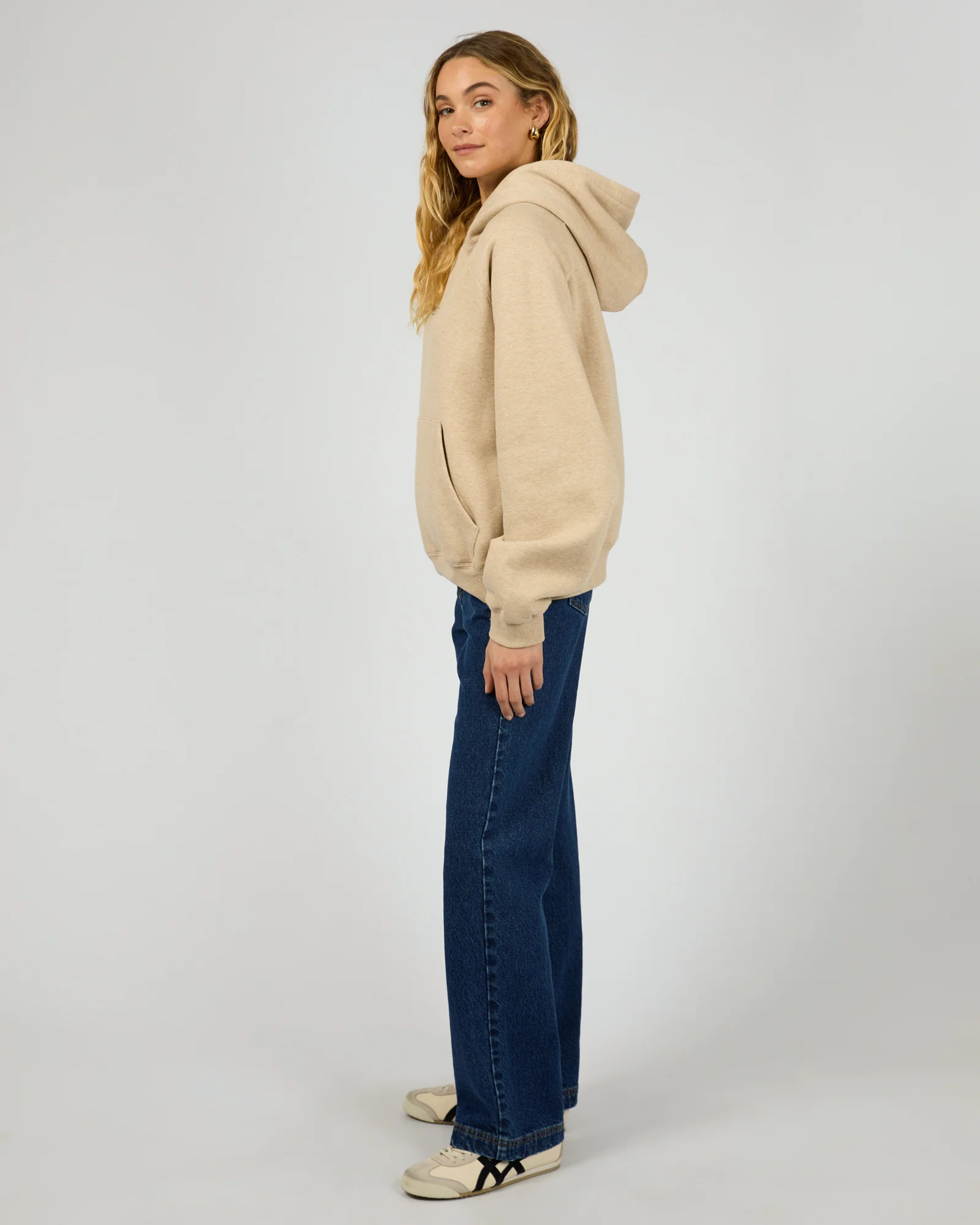 Silent Theory Logo Hoodie Oatmeal - Image 5