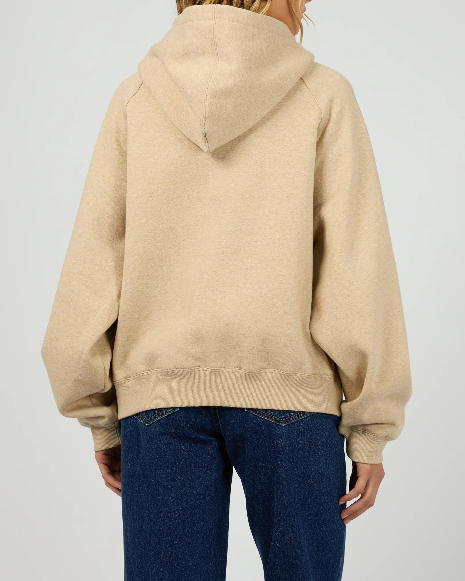 Silent Theory Logo Hoodie Oatmeal - Image 6