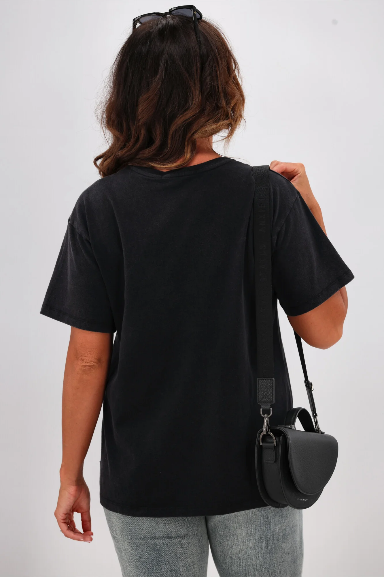 Silent Theory Luna Tee Washed Black - Image 6