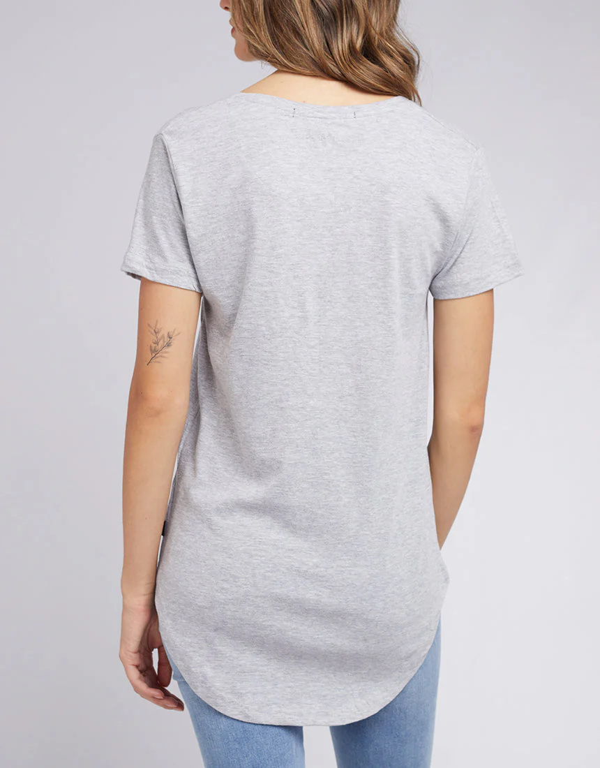 Silent Theory Marvelous Tee Grey Marle - Image 5