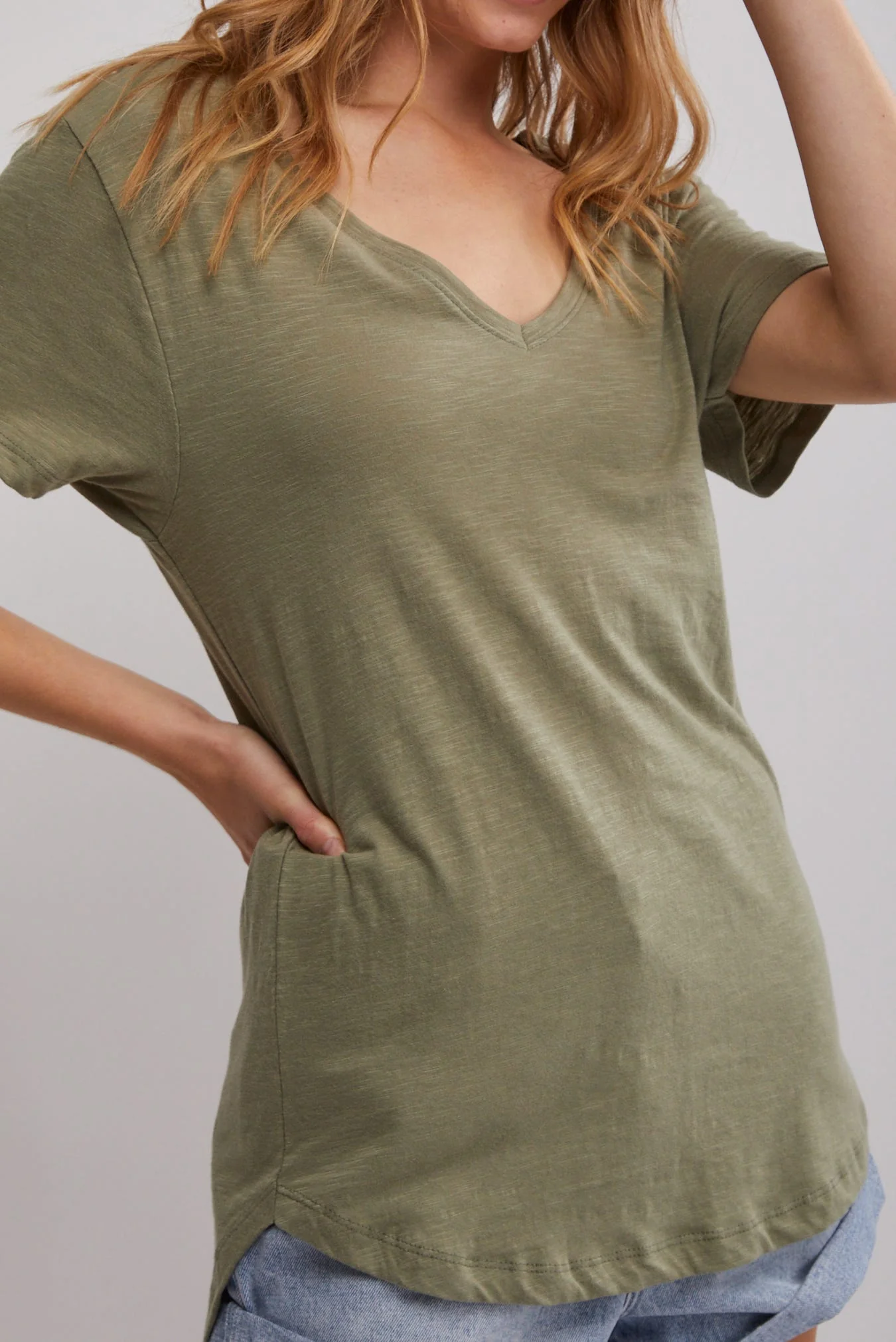 Silent Theory Marvelous Tee Khaki - Image 4