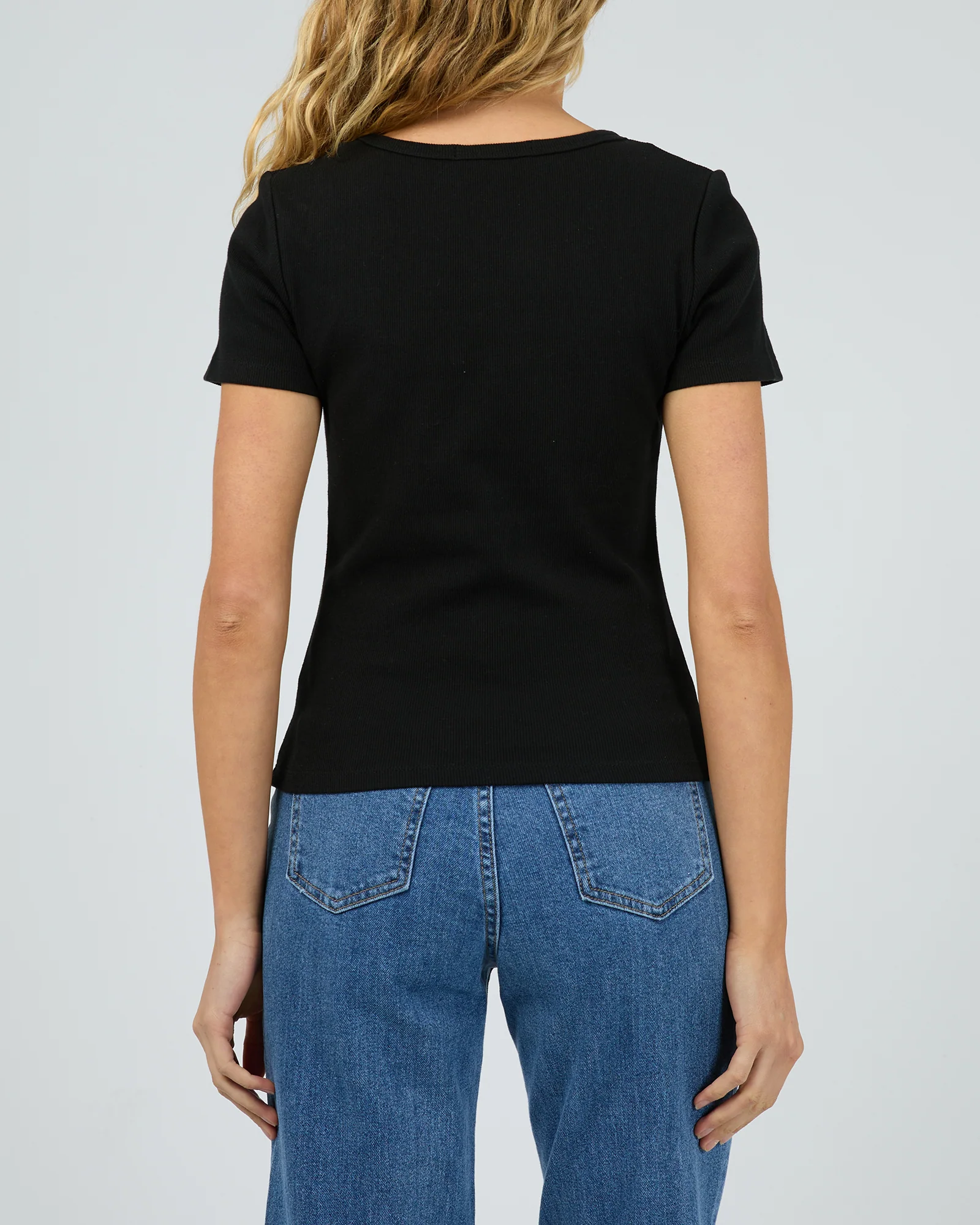 Silent Theory Mia Tee Black - Image 6