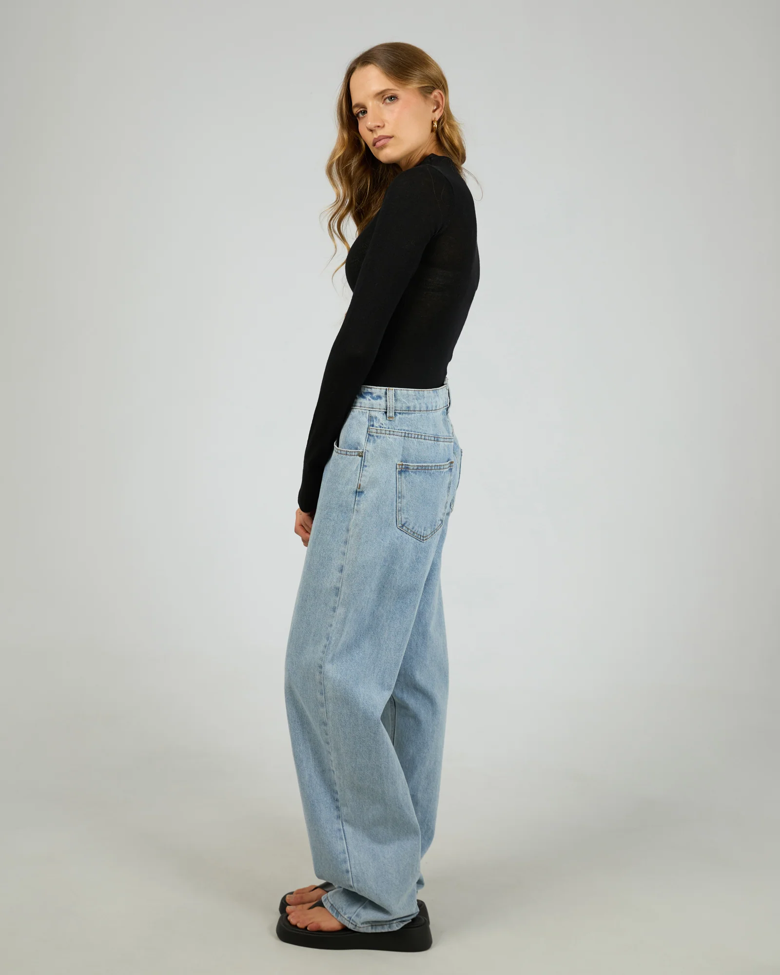 Silent Theory Priya Layering Long Sleeve Black - Image 5