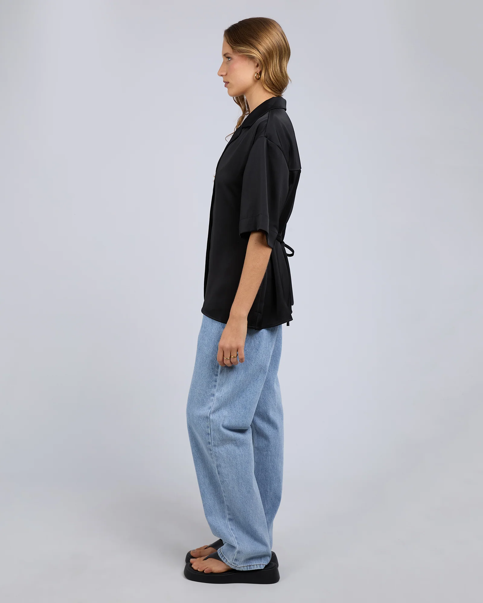 Silent Theory Raya Shirt Black - Image 4