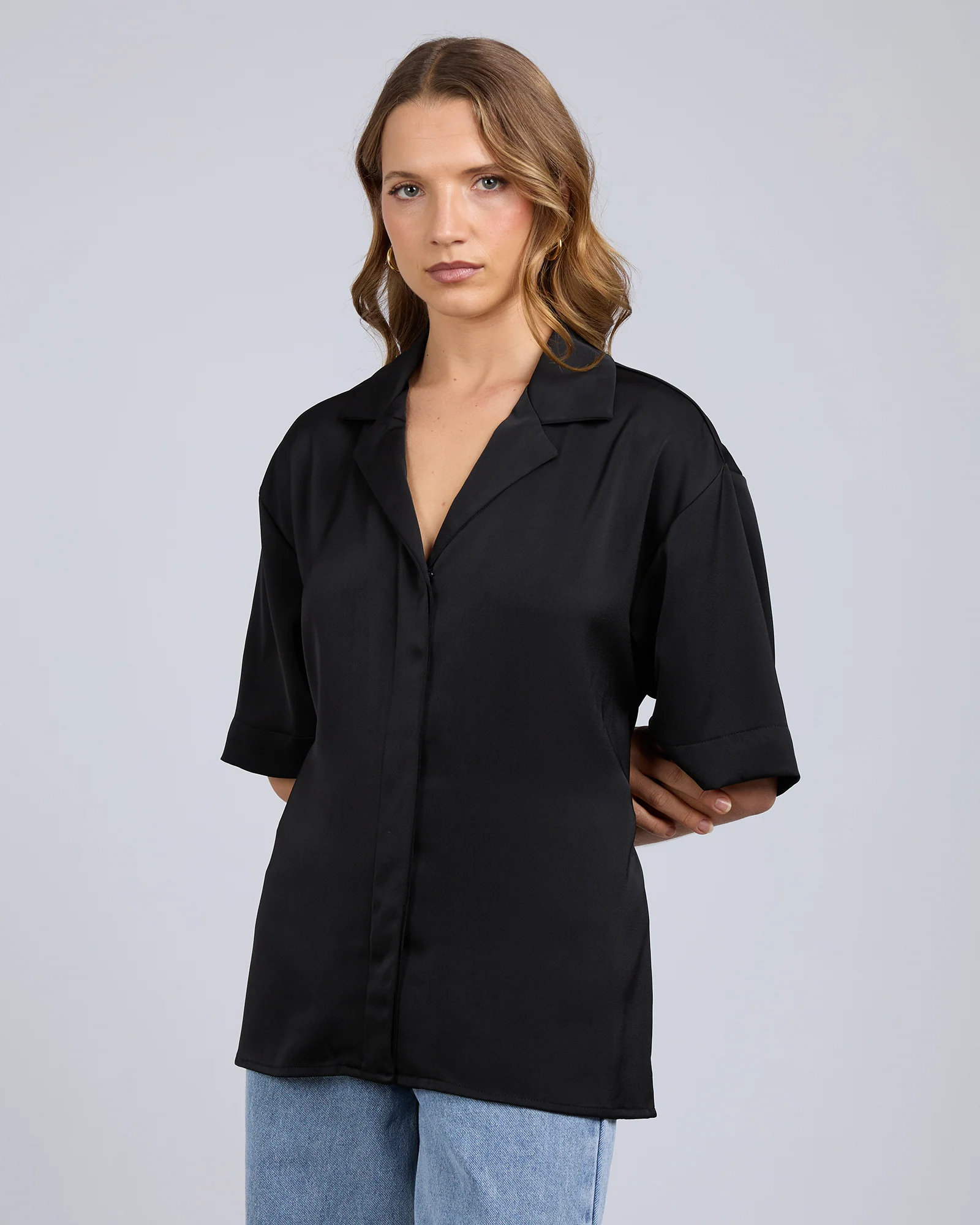Silent Theory Raya Shirt Black - Image 6