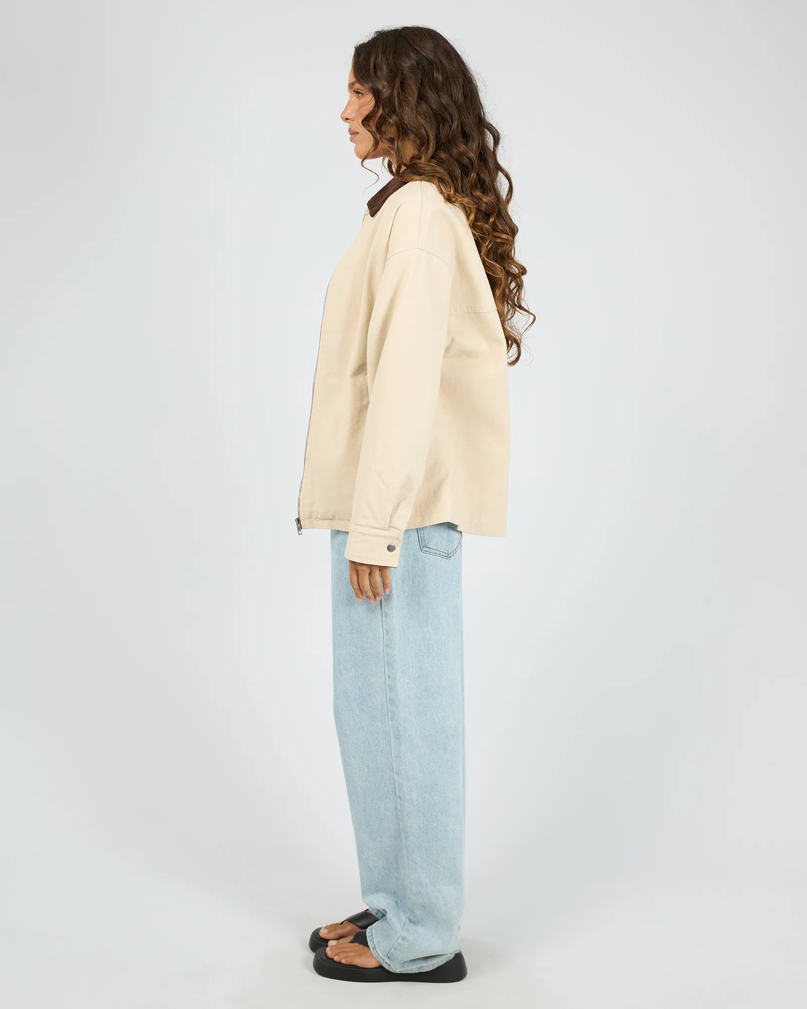 Silent Theory Rory Barn Jacket Chalk - Image 5