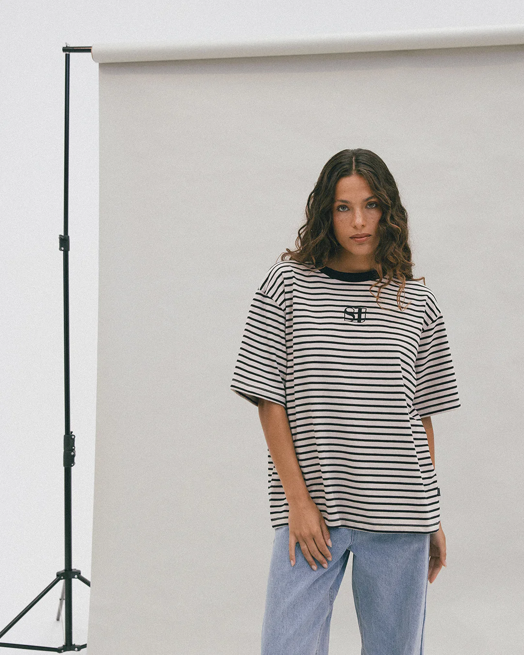 Silent Theory Silent Stripe S/S Tee Black - Image 4