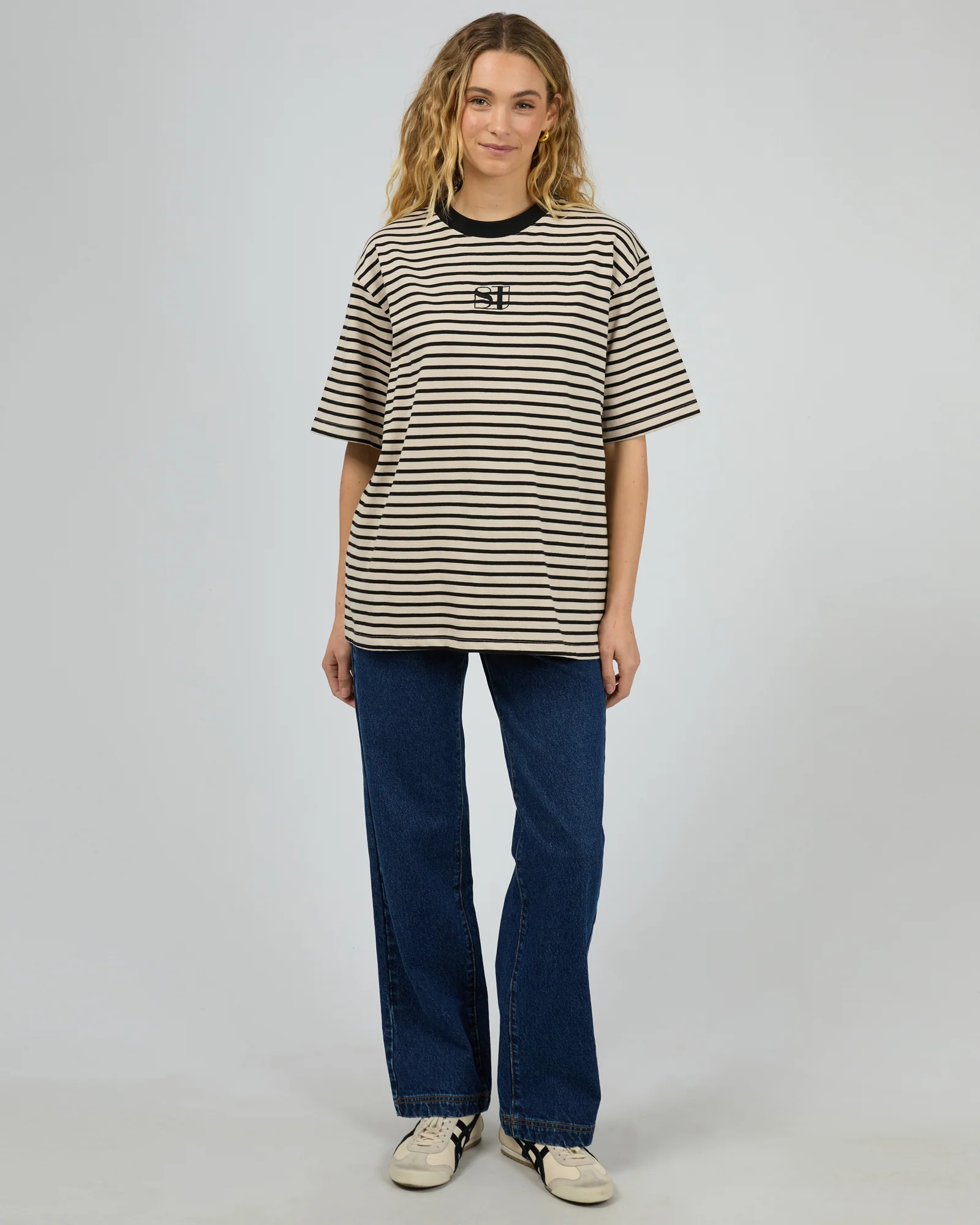Silent Theory Silent Stripe S/S Tee Black - Image 5