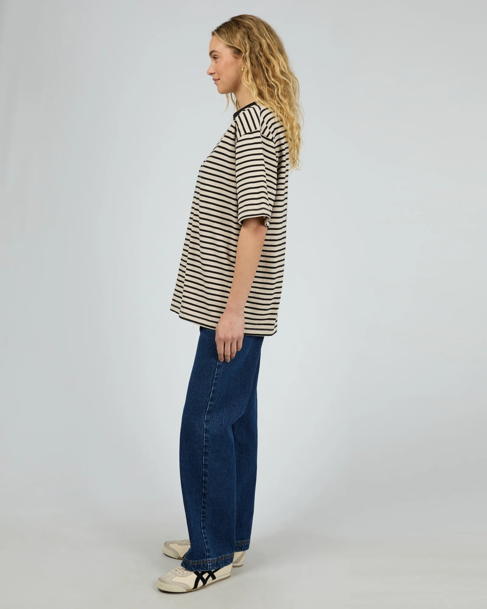 Silent Theory Silent Stripe S/S Tee Black - Image 9