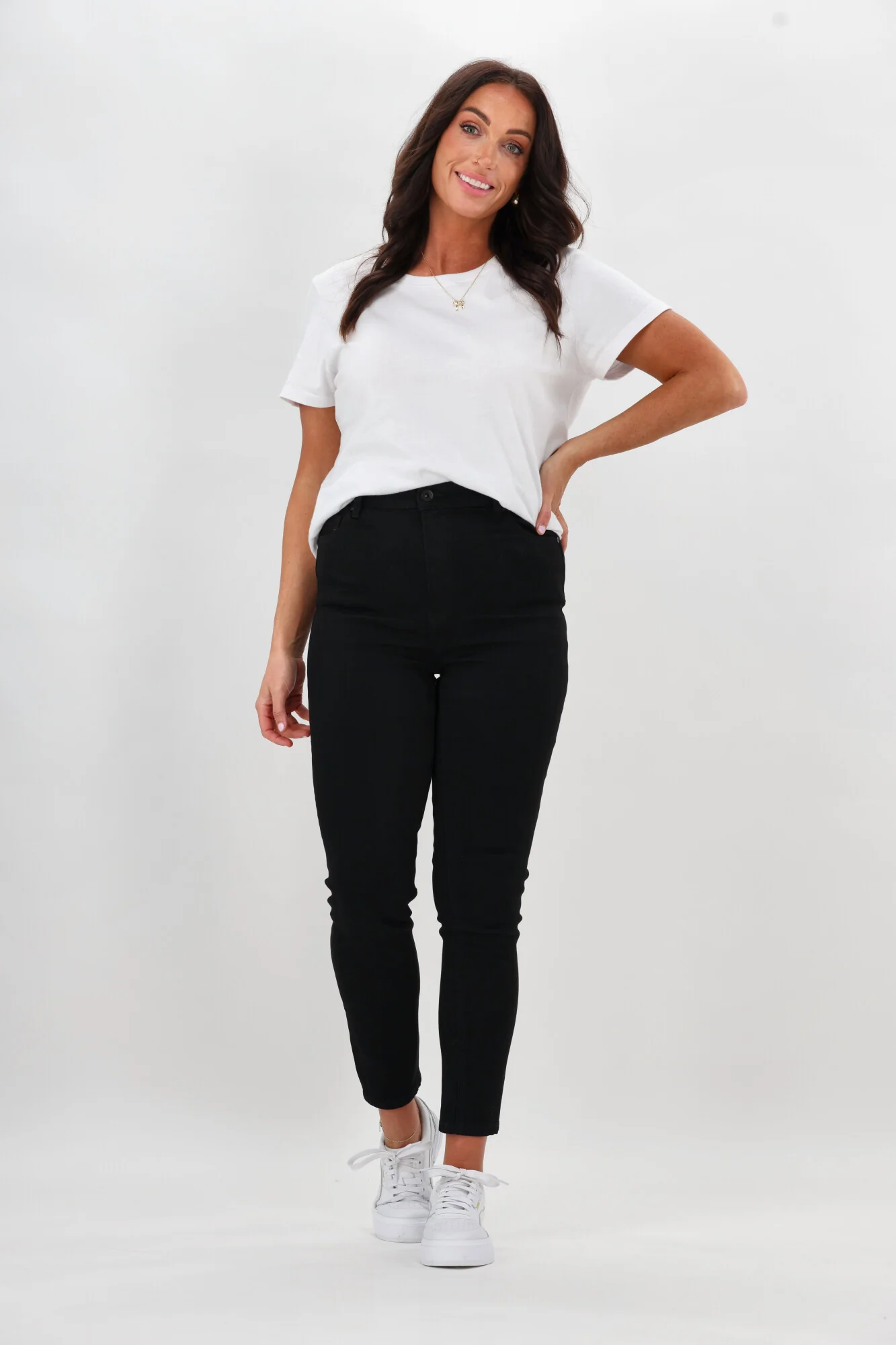 Silent Theory Vice High Skinny Jean Jet Black - Image 5