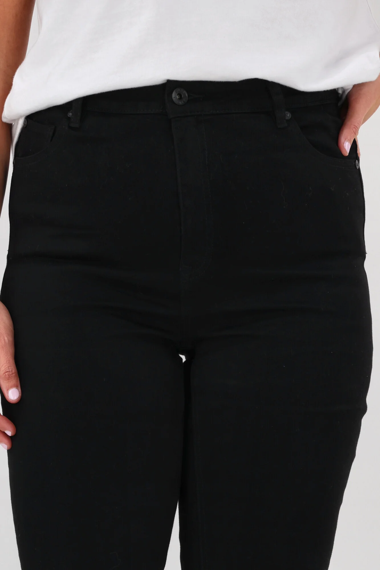 Silent Theory Vice High Skinny Jean Jet Black - Image 6