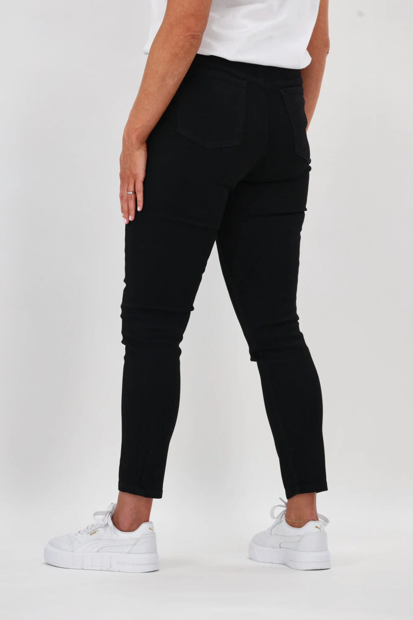 Silent Theory Vice High Skinny Jean Jet Black - Image 7