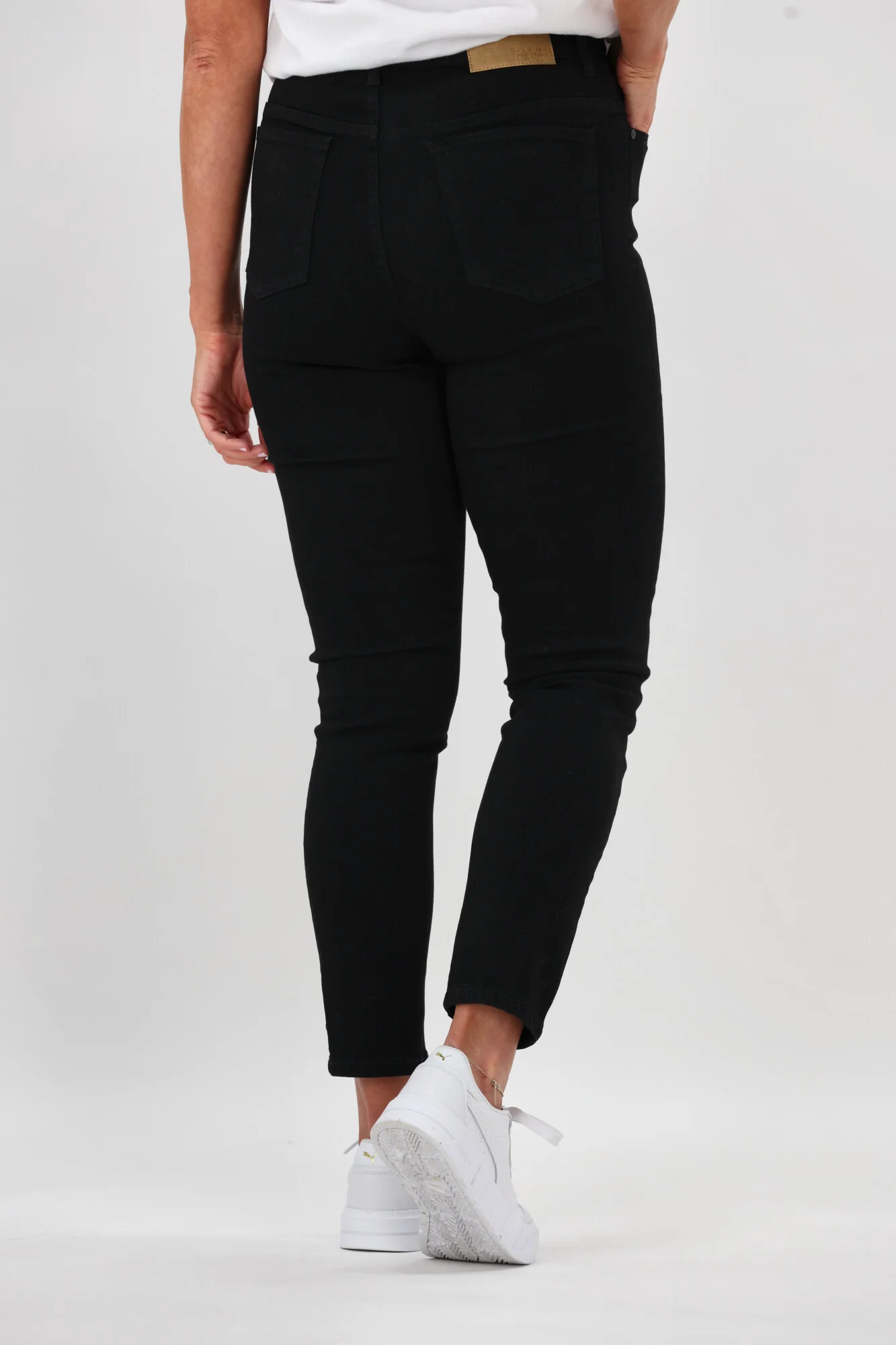 Silent Theory Vice High Skinny Jean Jet Black - Image 8