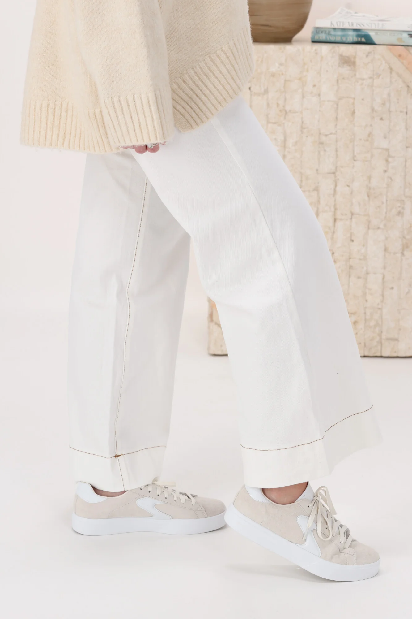 Skechers Eden LX Rich Tones Sneaker Off White - Image 8