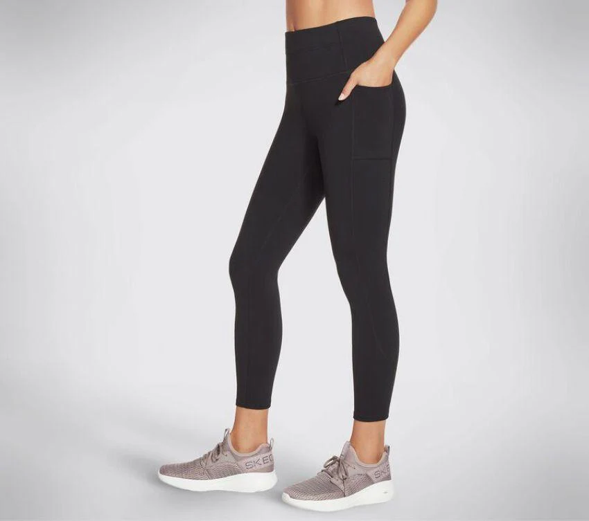 Skechers Go Walk High Waisted Legging 7/8 Bold Black - Image 7
