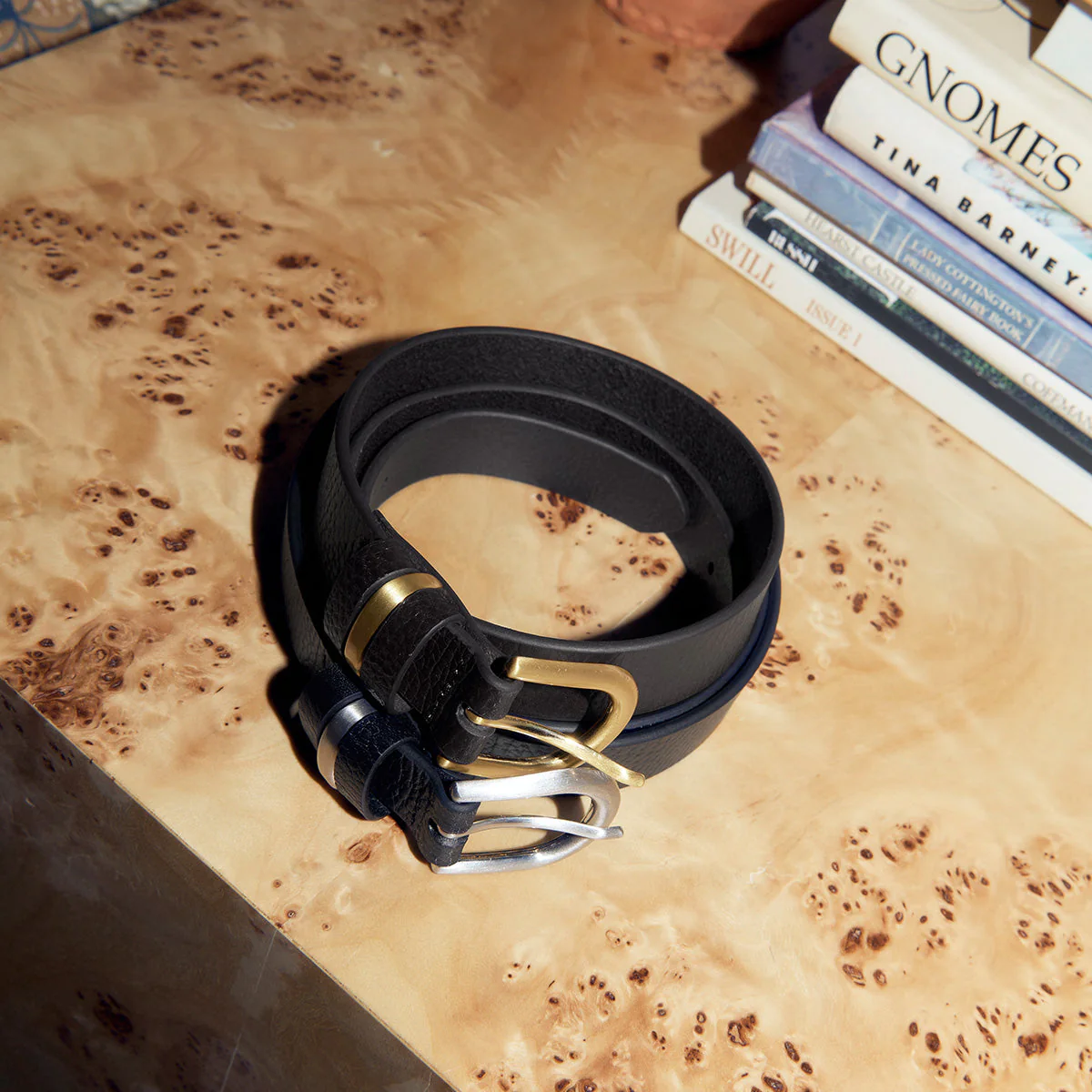 Status Anxiety Over And Over Belt Black/Silver - Image 4
