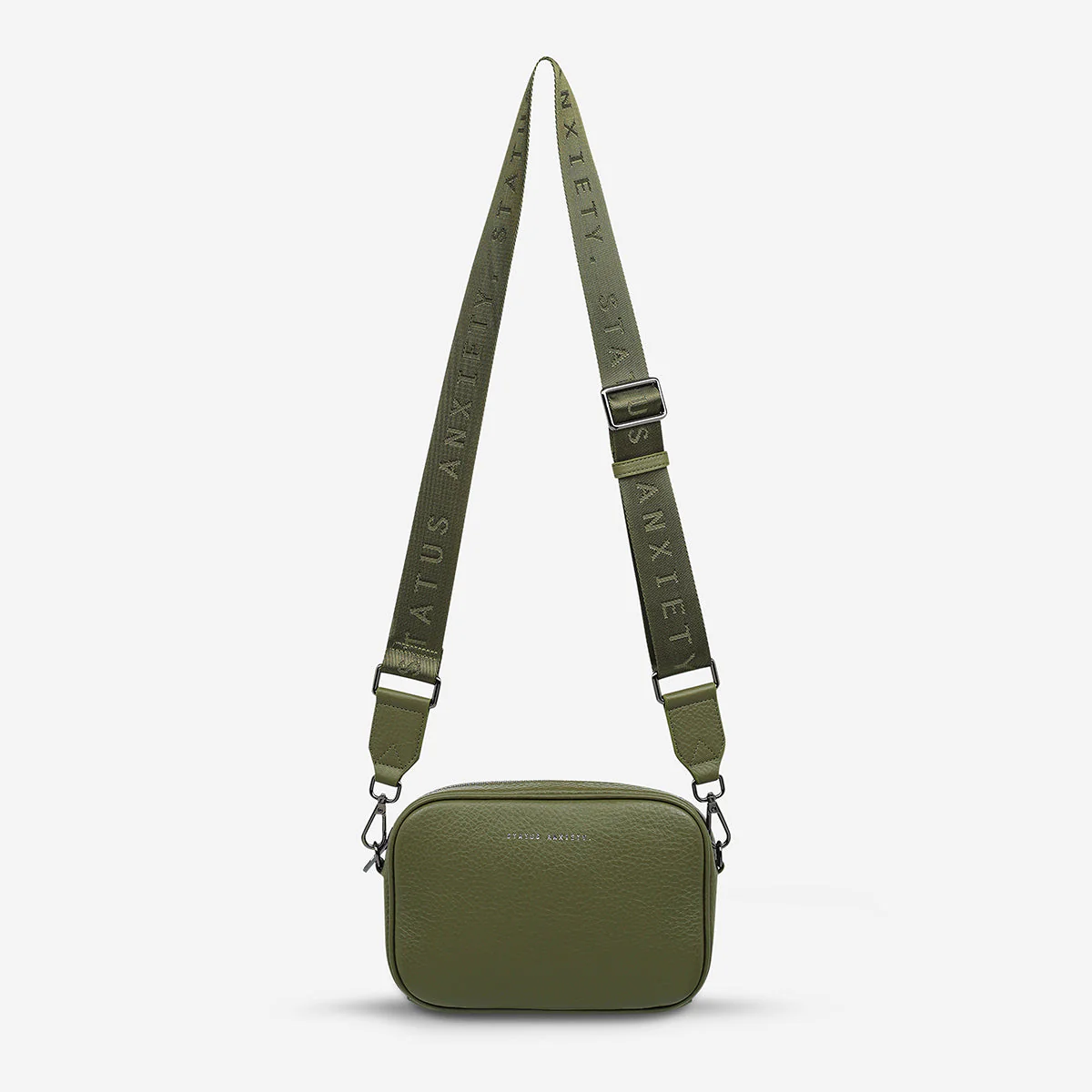 Status Anxiety Plunder With Webbed Strap Khaki - Image 10