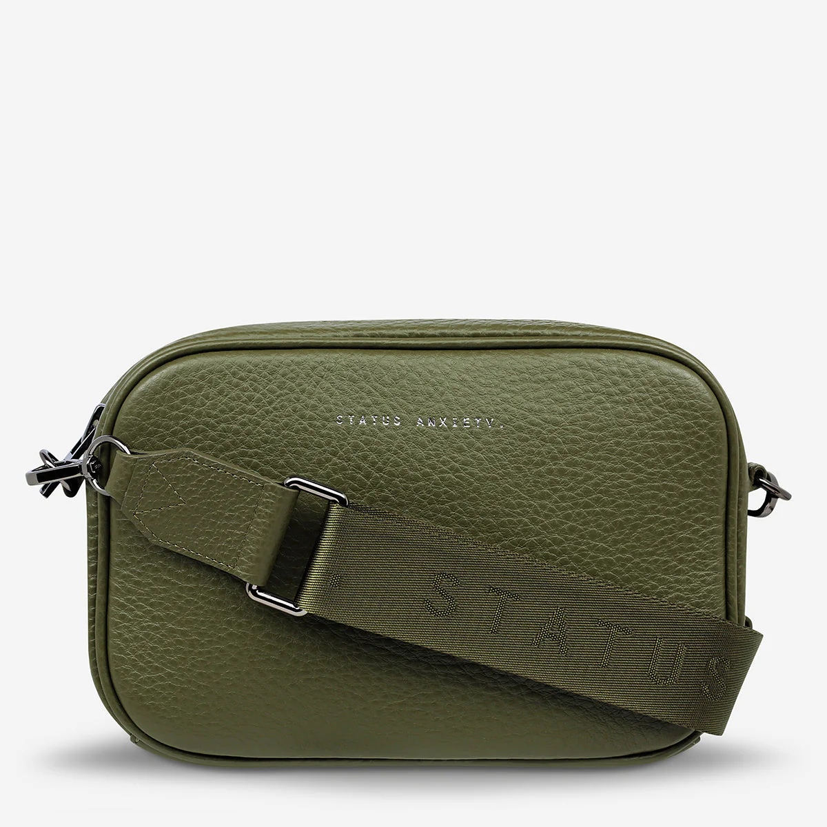 Status Anxiety Plunder With Webbed Strap Khaki - Image 5