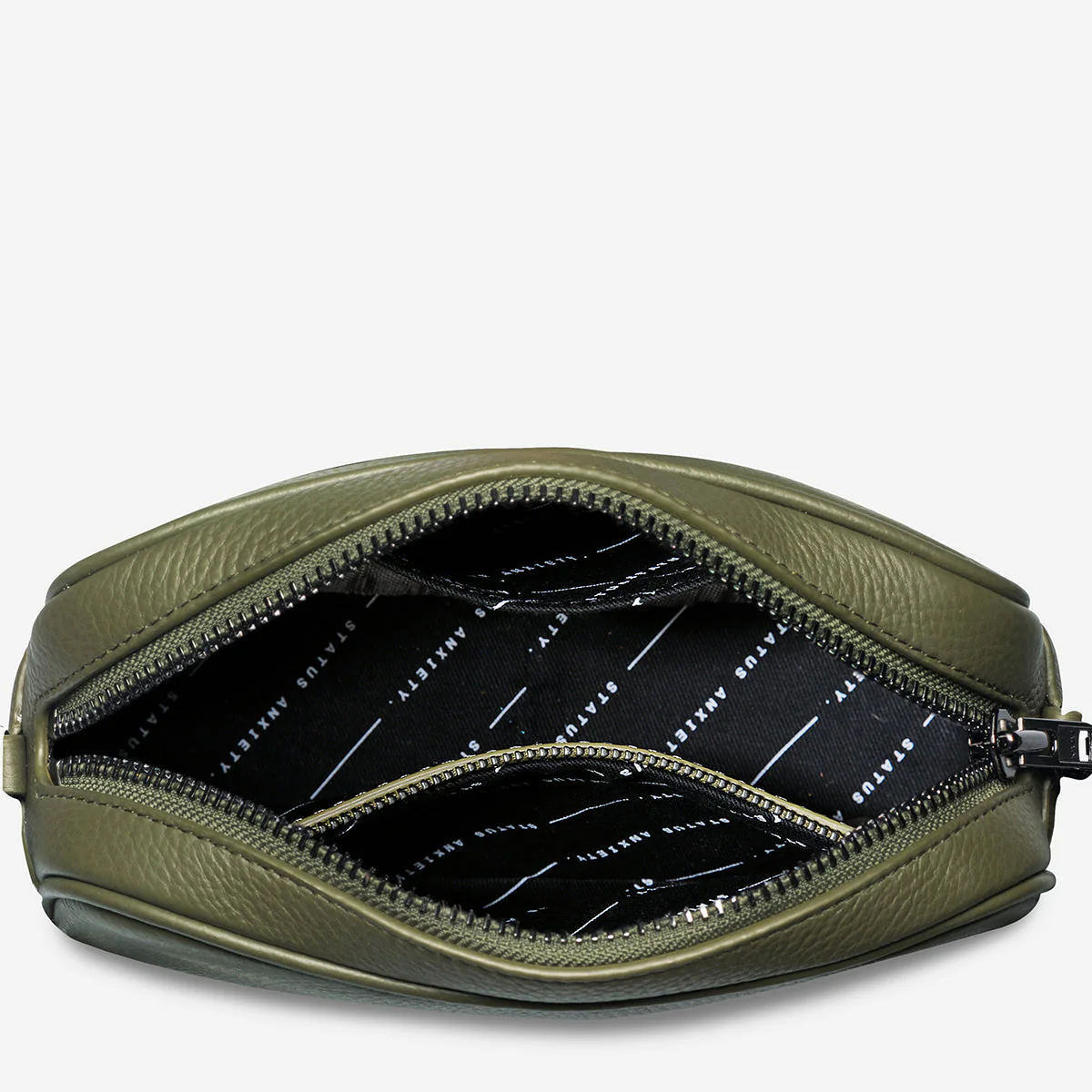 Status Anxiety Plunder With Webbed Strap Khaki - Image 8