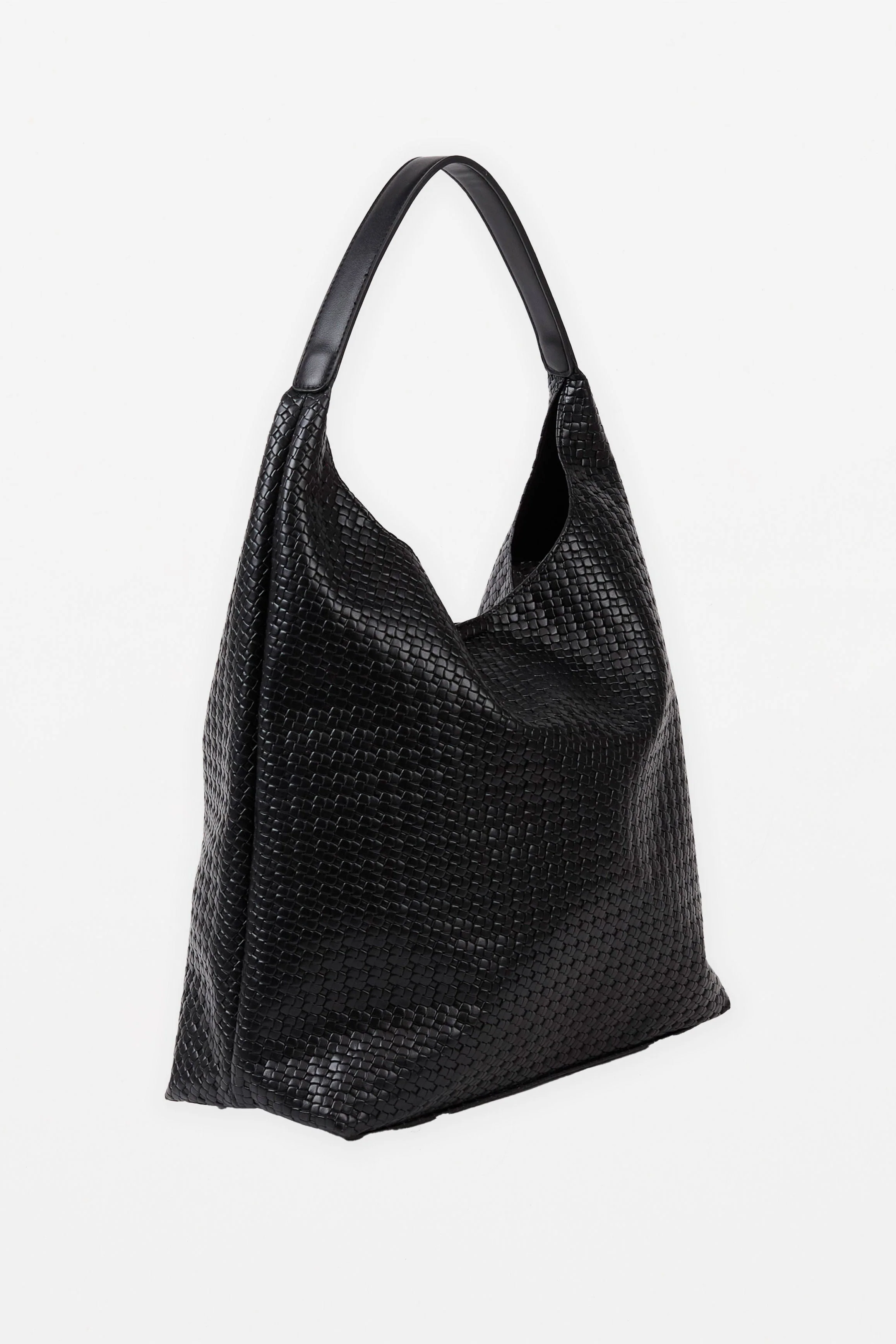 Stella + Gemma Astra Weave Tote Black - Image 2