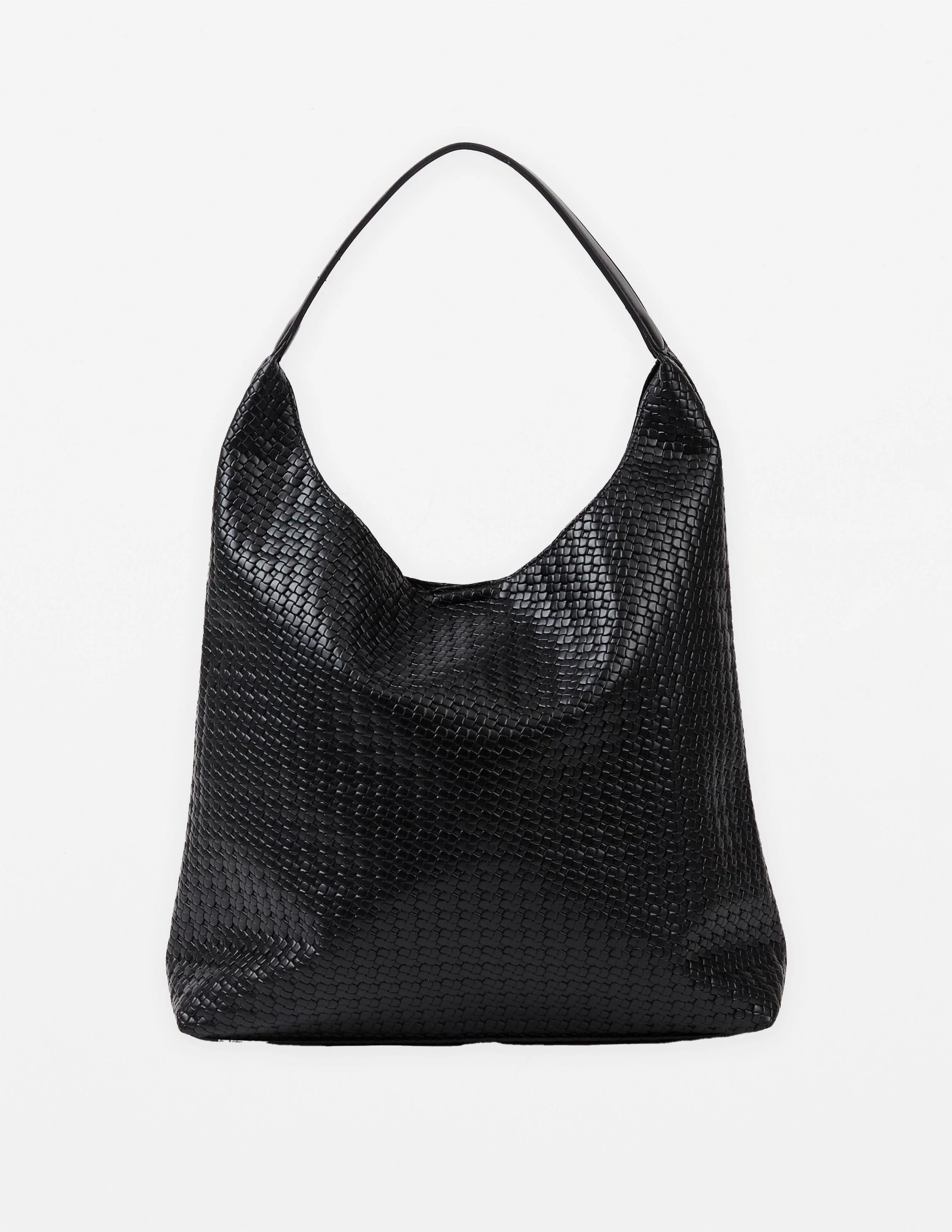 Stella + Gemma Astra Weave Tote Black - Image 3