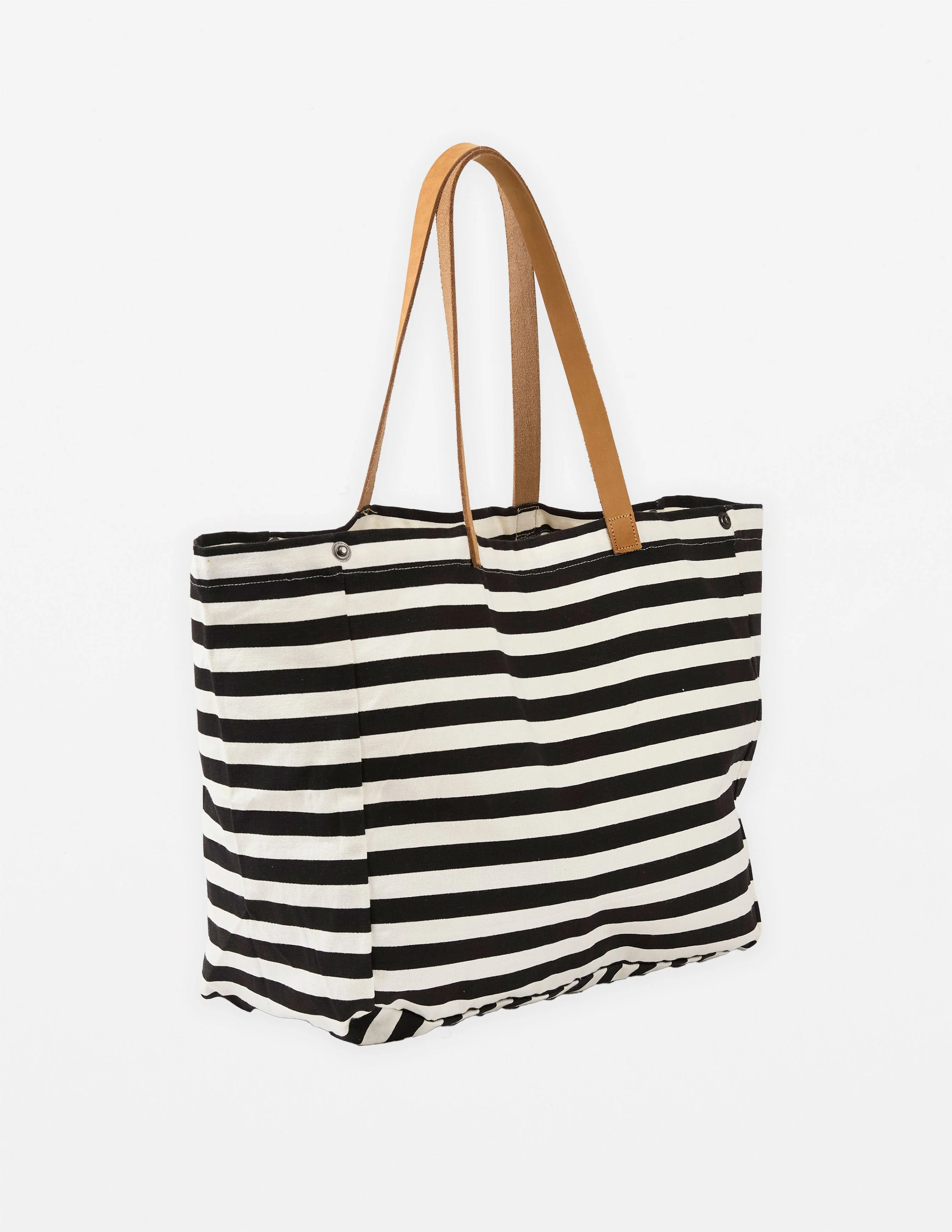 Stella + Gemma Bodrum Tote Black Stripe - Image 3