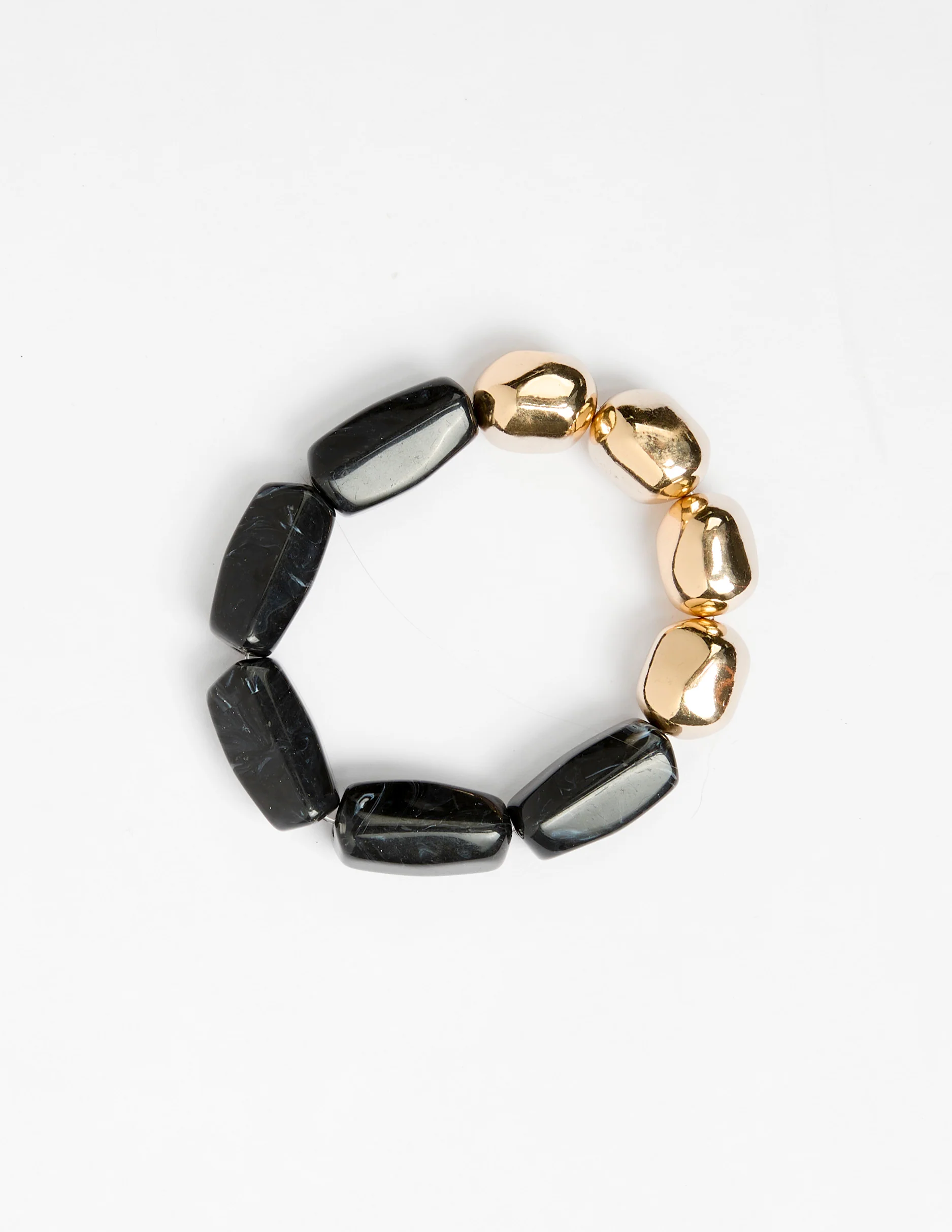 Stella + Gemma Bracelet Beads Black Agate