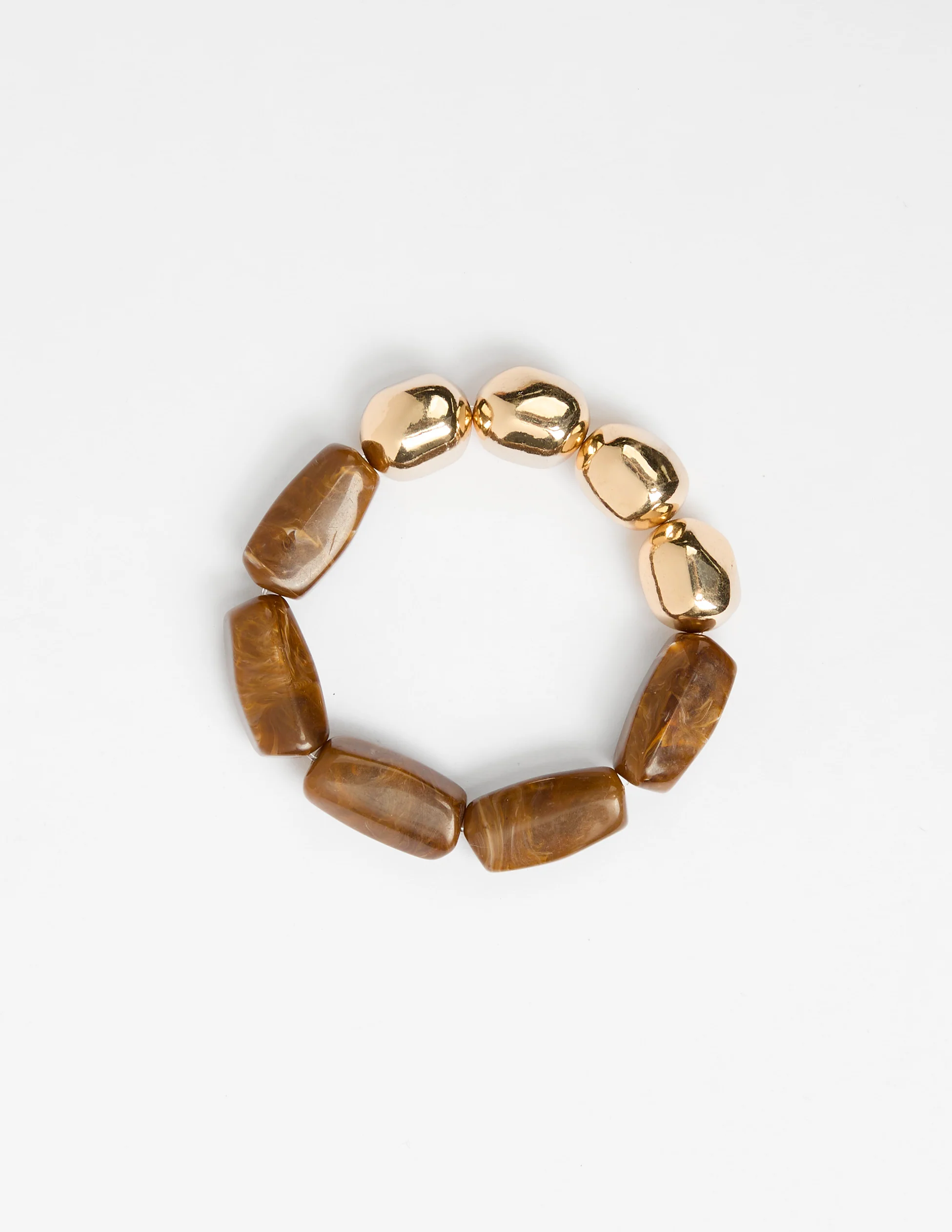 Stella + Gemma Bracelet Beads Brown