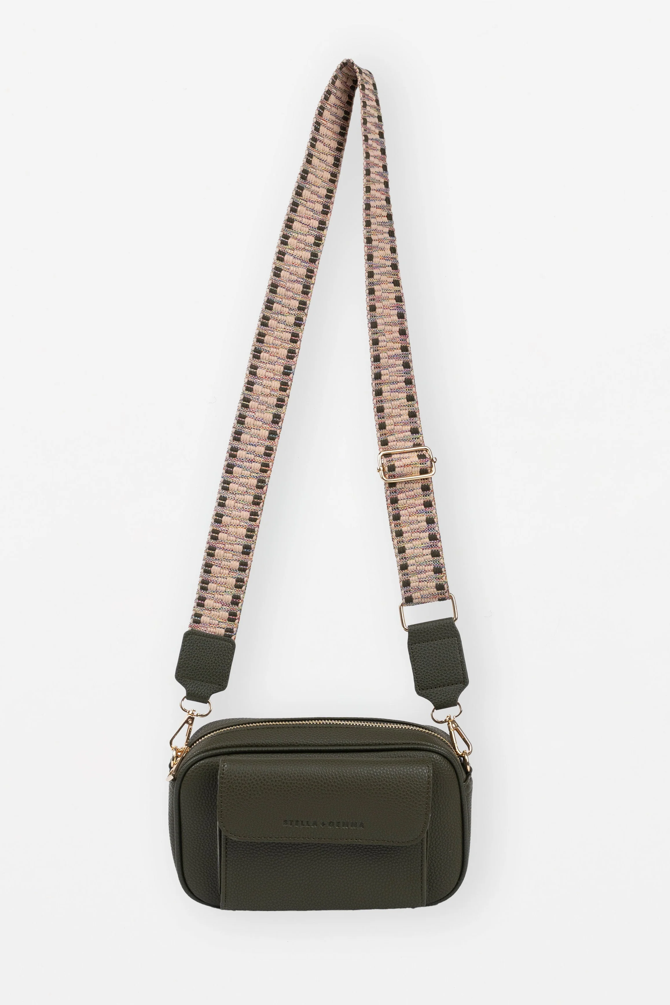 Stella + Gemma Lisbon Camera Bag Khaki