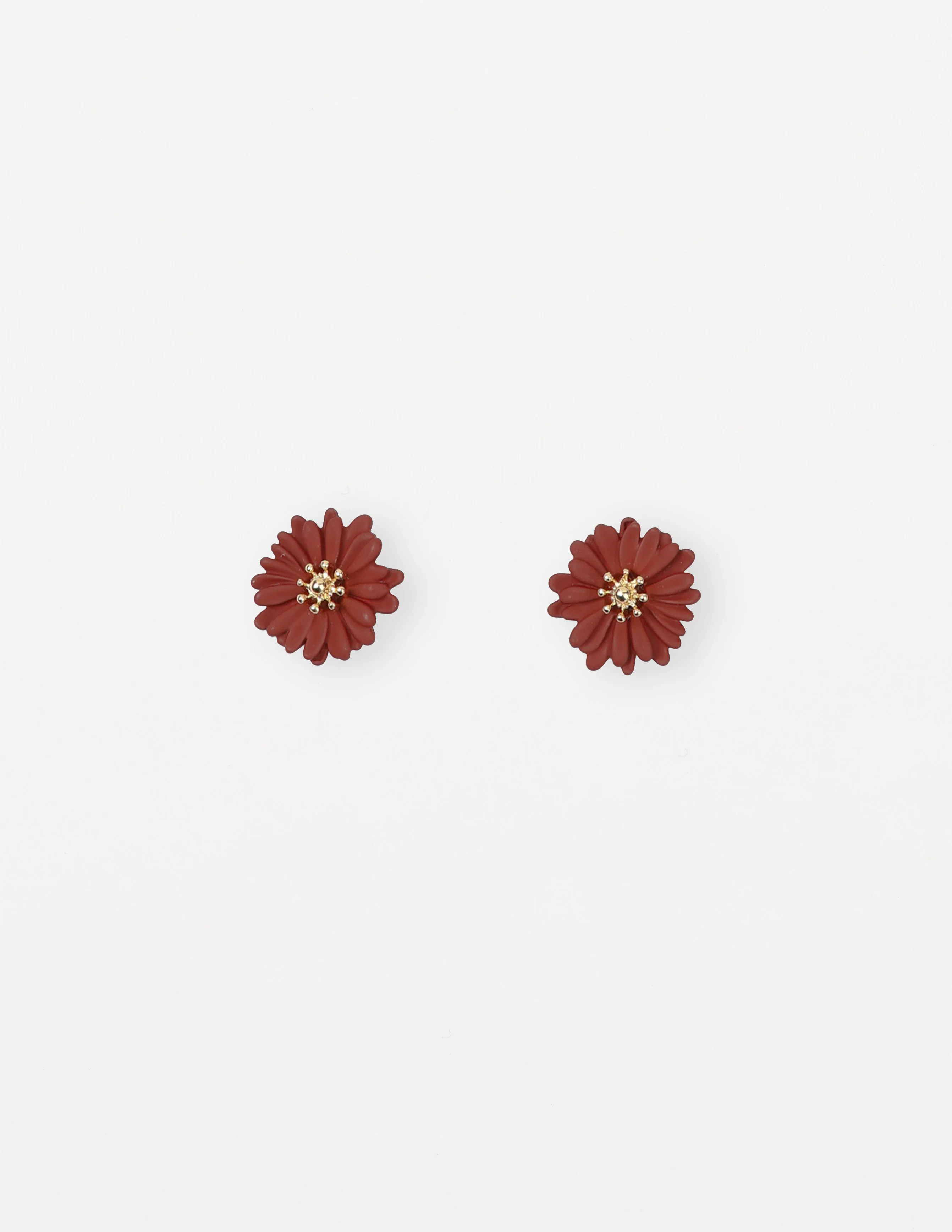 Stella + Gemma Mini Daisy Earring Red