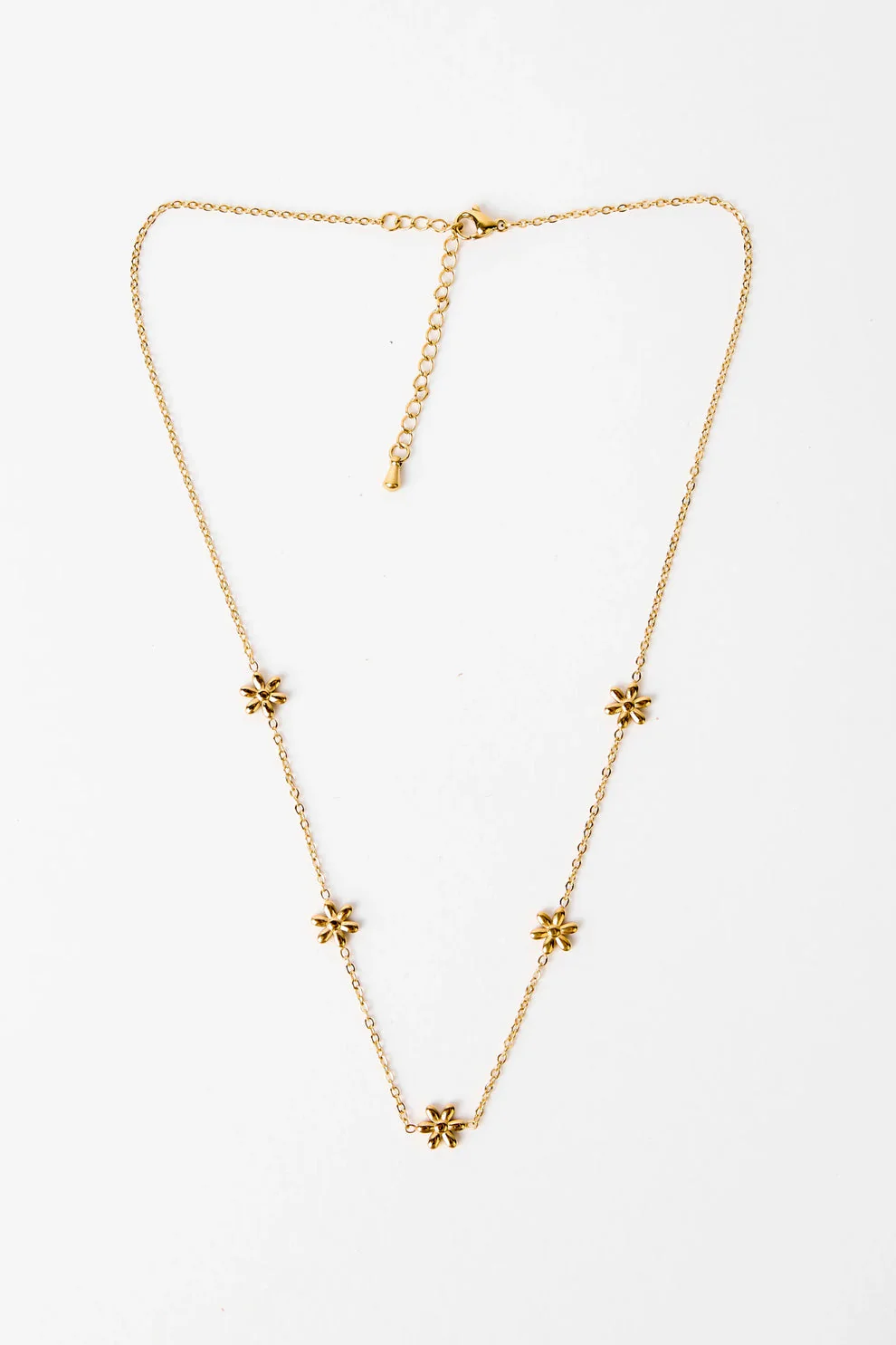 Stella + Gemma Necklace Daisy Chain Gold