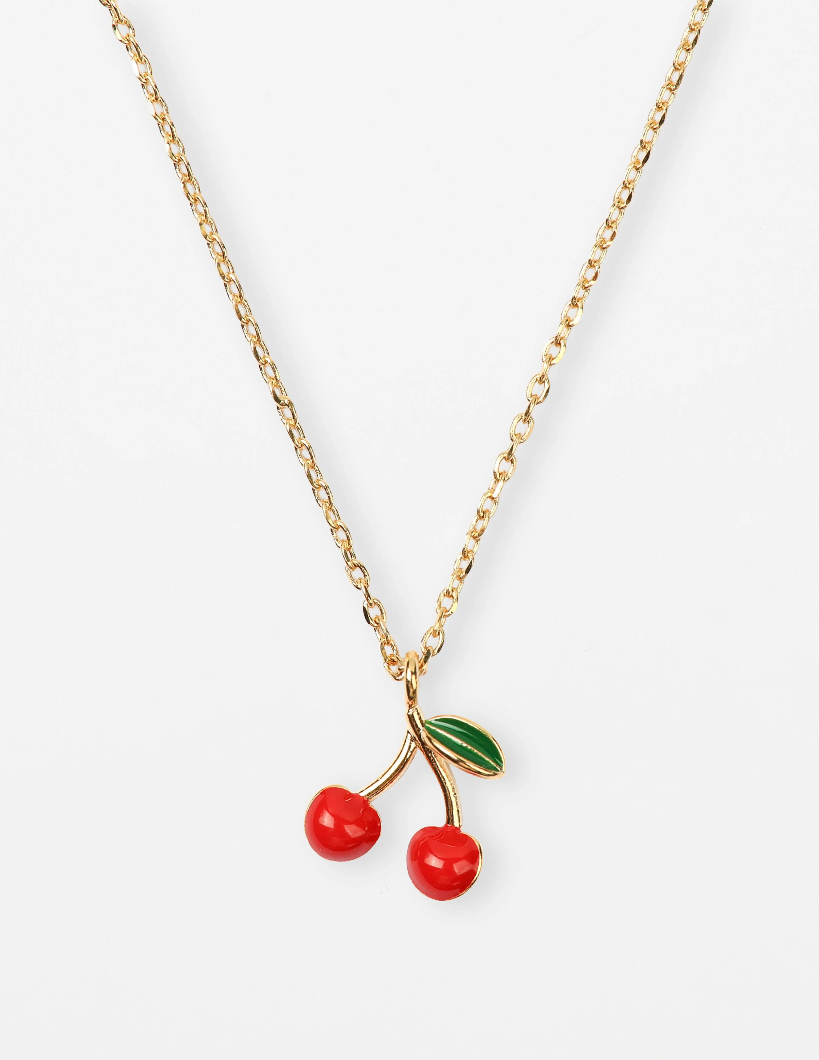 Stella + Gemma Necklace Red Cherries